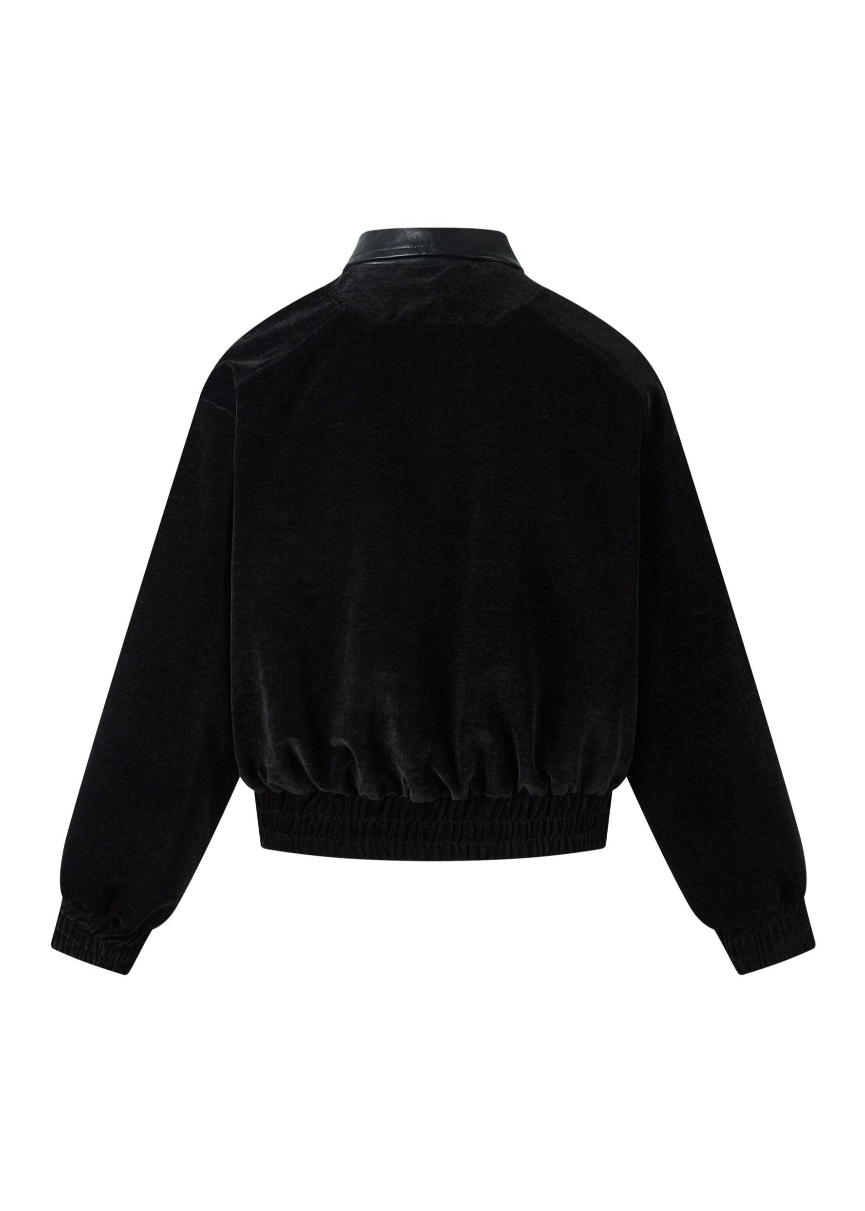 veste carrée en velours vintage