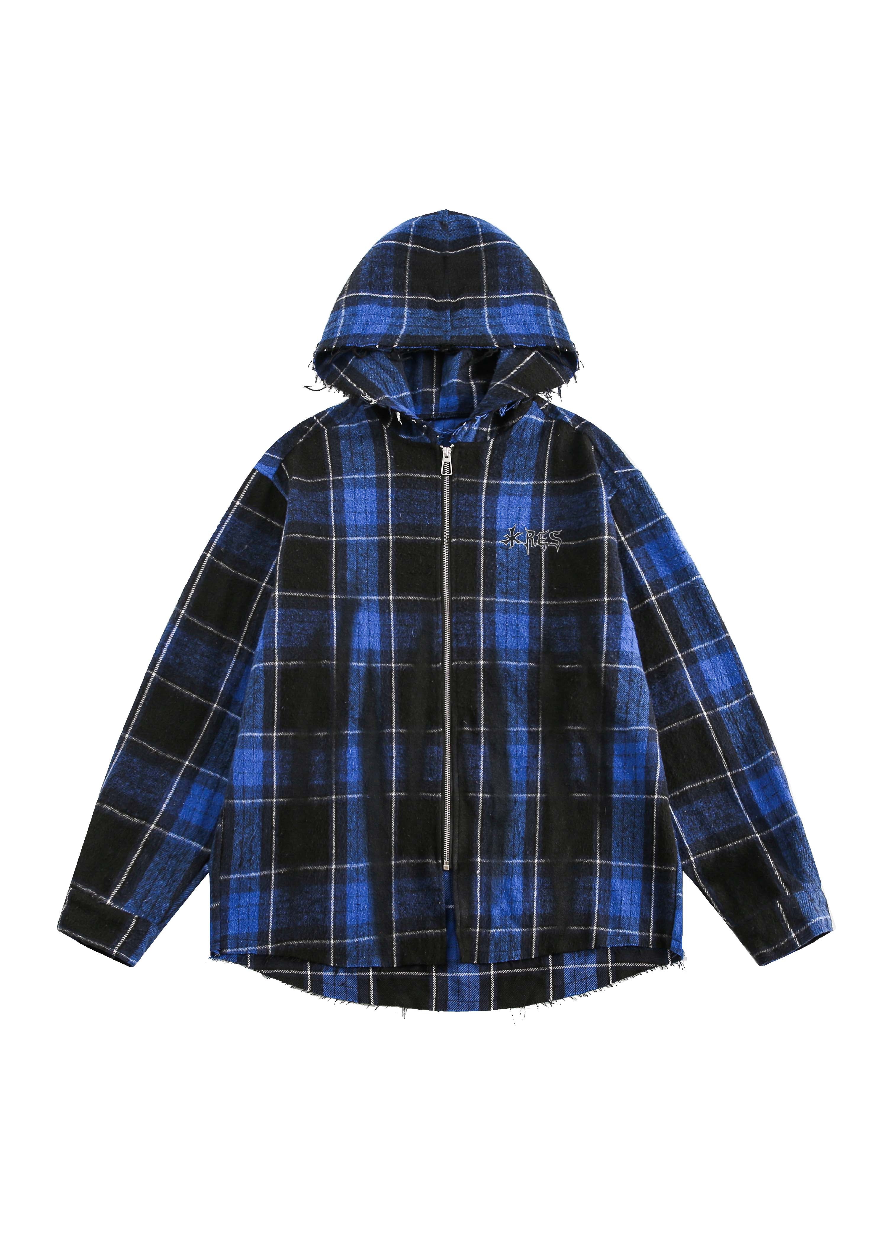 Veste zippée à capuche gothique