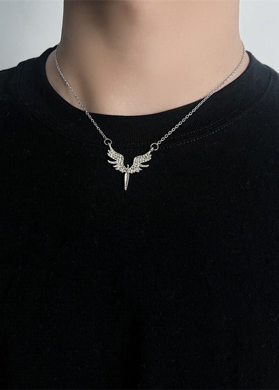 Angel Wing Pendant Necklace - Rick Circus