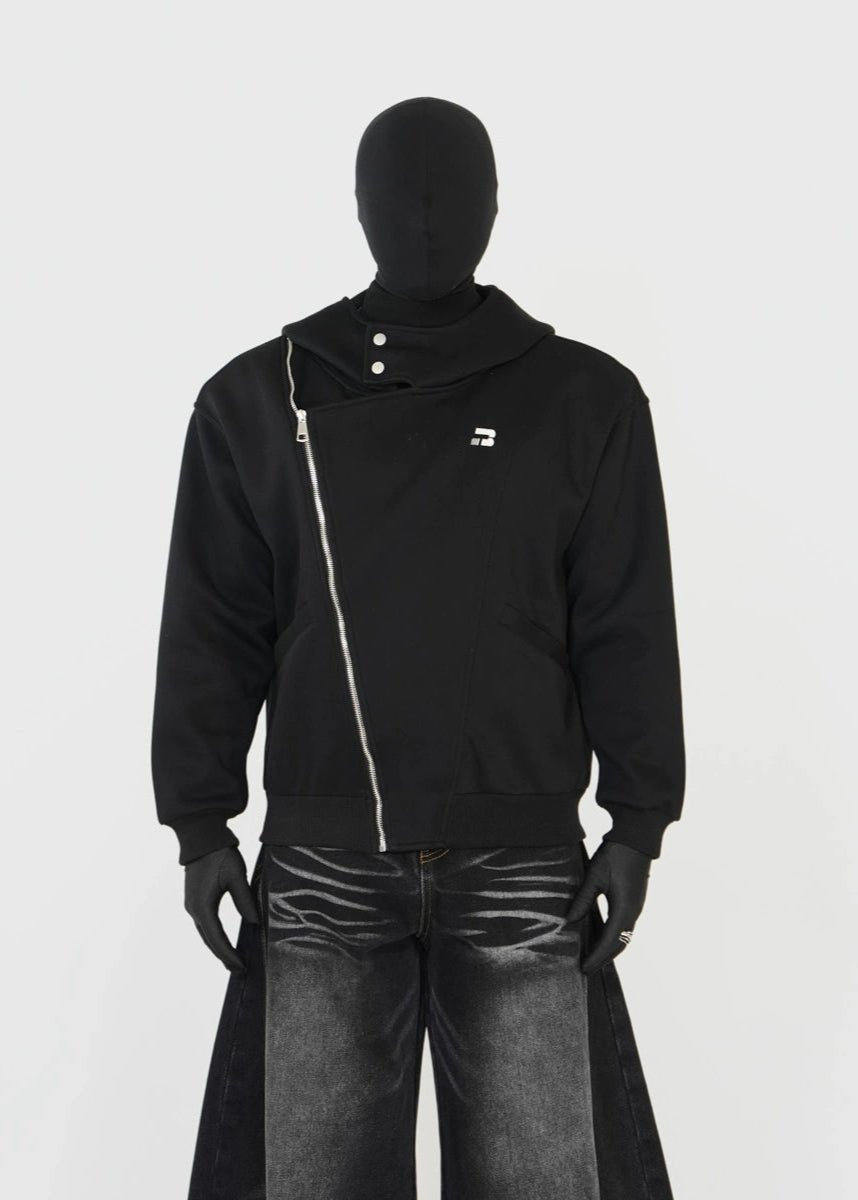 Asymmetric Zip Hoodie - Rick Circus