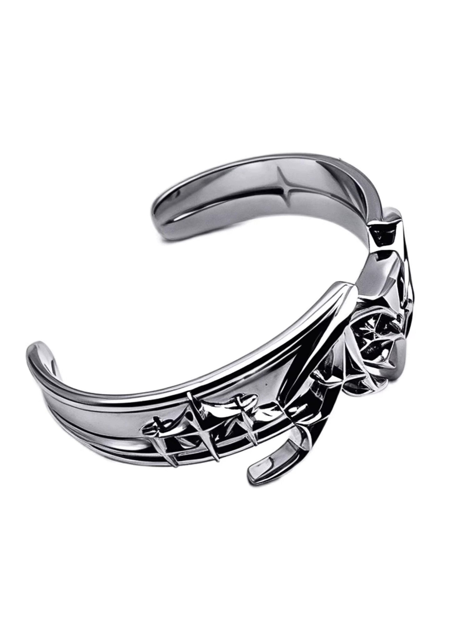 Avant - Garde Blade Curve Open Bangle - Rick Circus