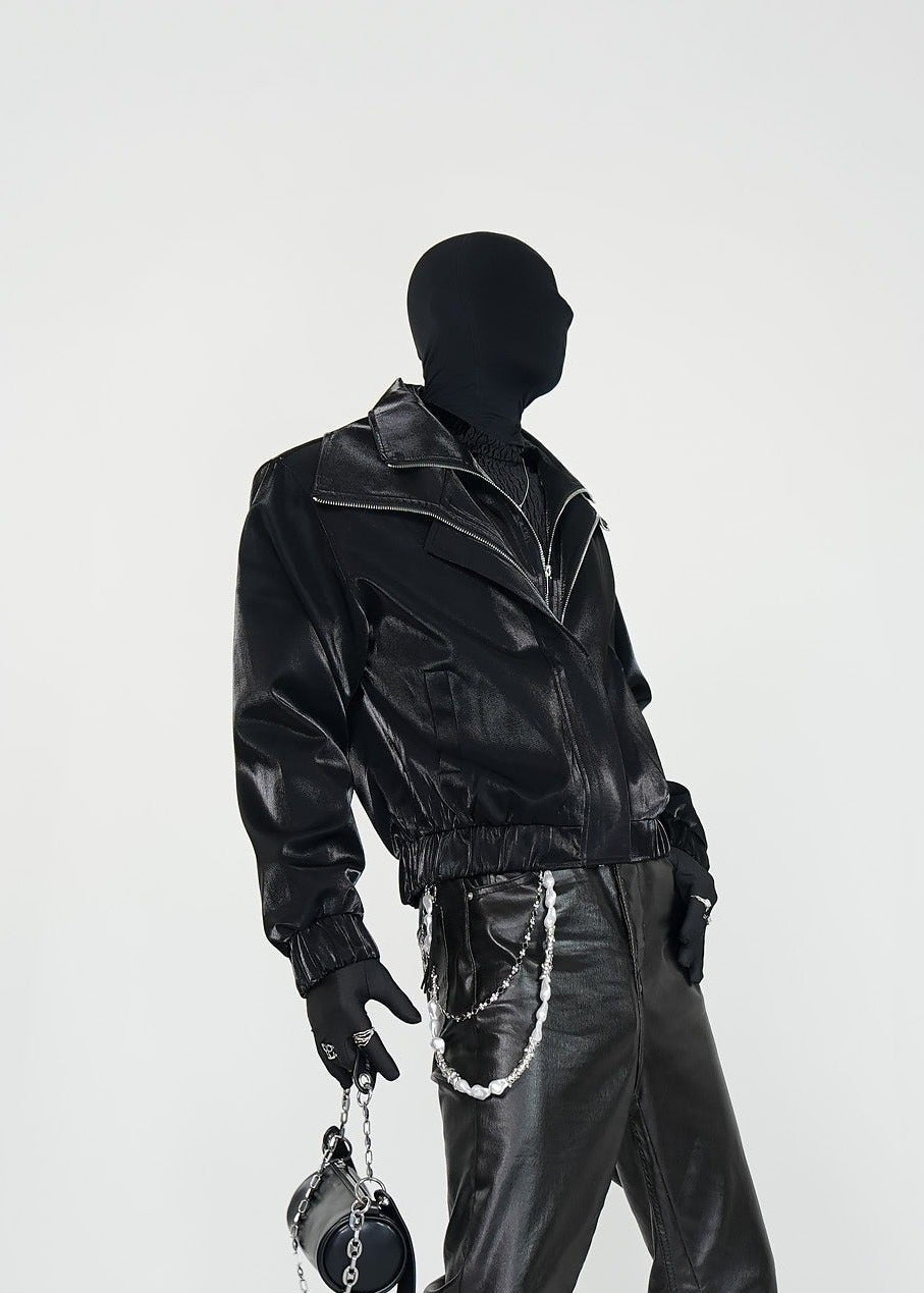 Avant - Garde Double - Layer High - Neck Jacket - Rick Circus