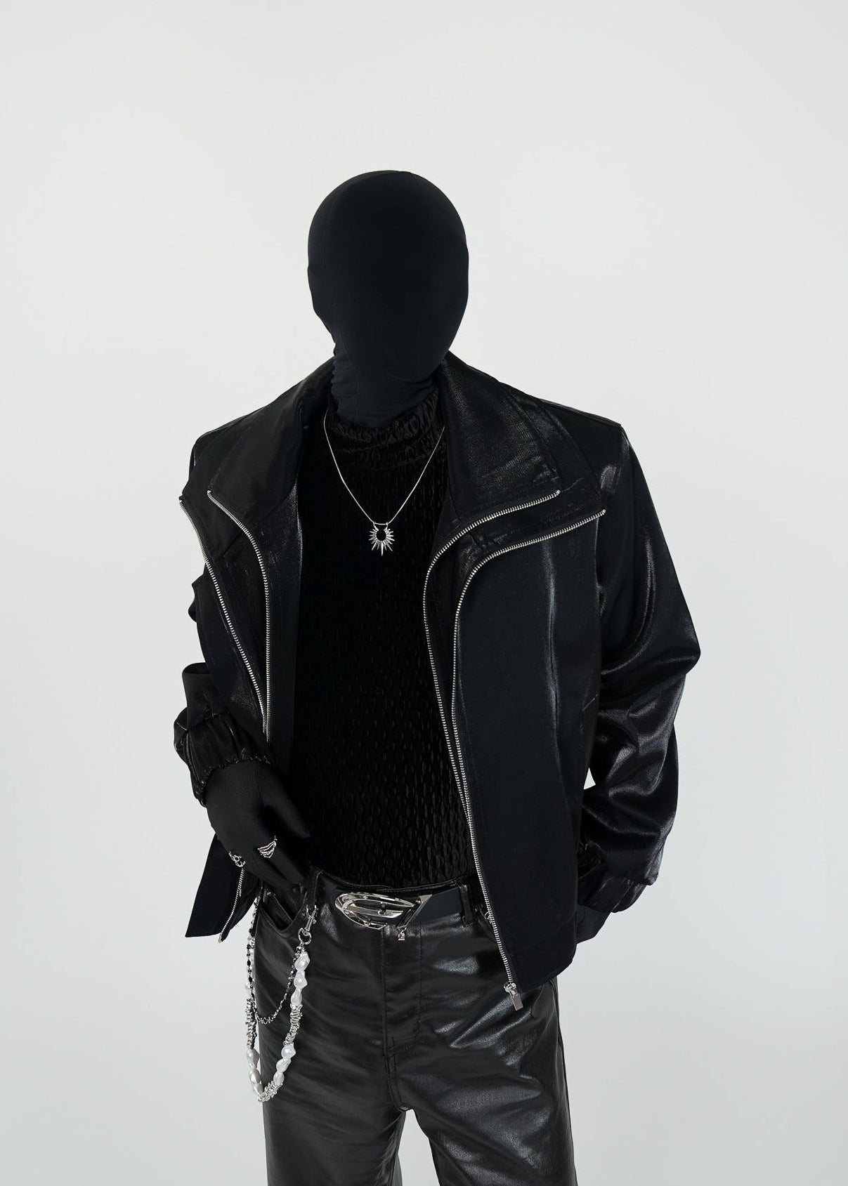 Avant - Garde Double - Layer High - Neck Jacket - Rick Circus