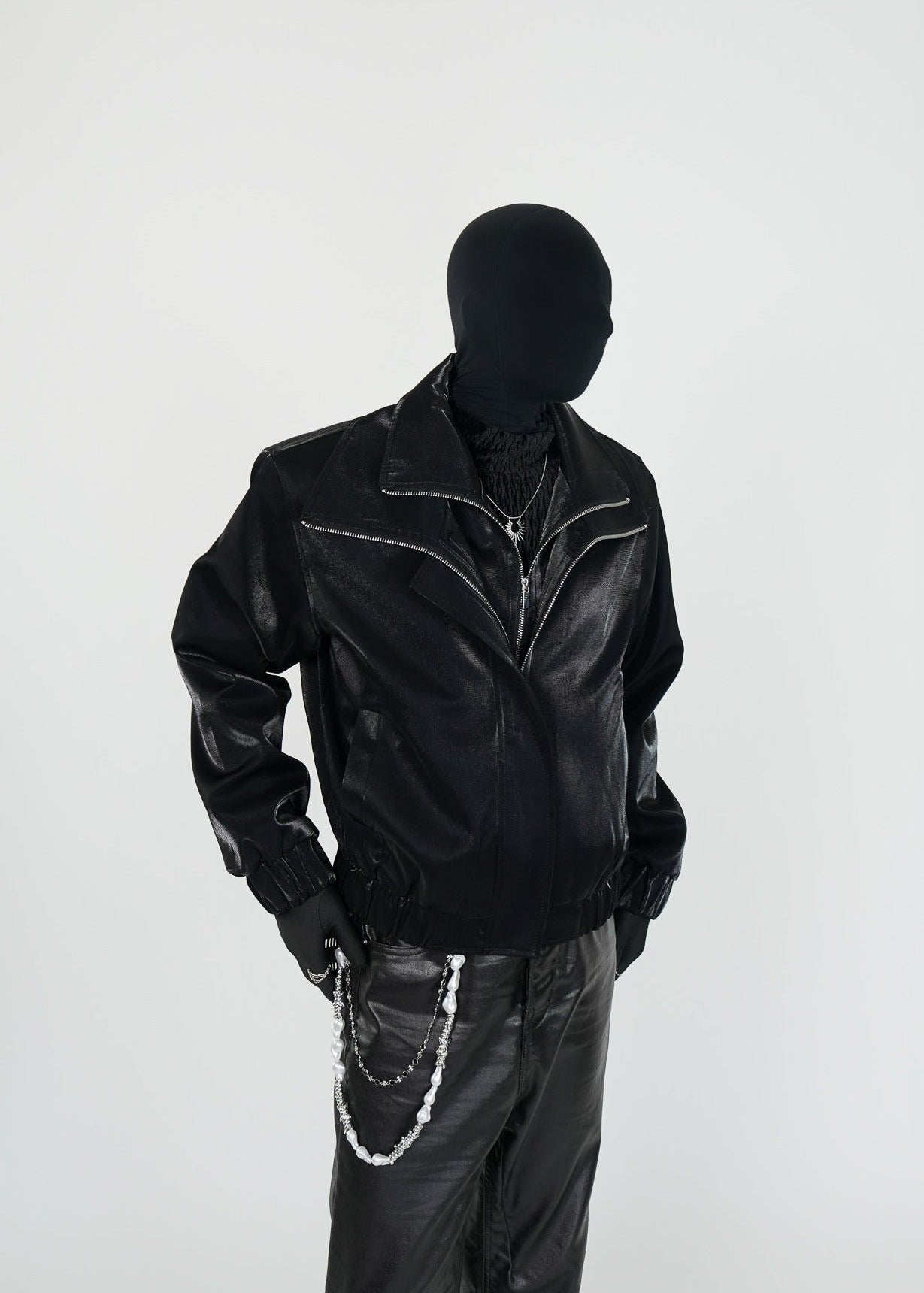 Avant - Garde Double - Layer High - Neck Jacket - Rick Circus