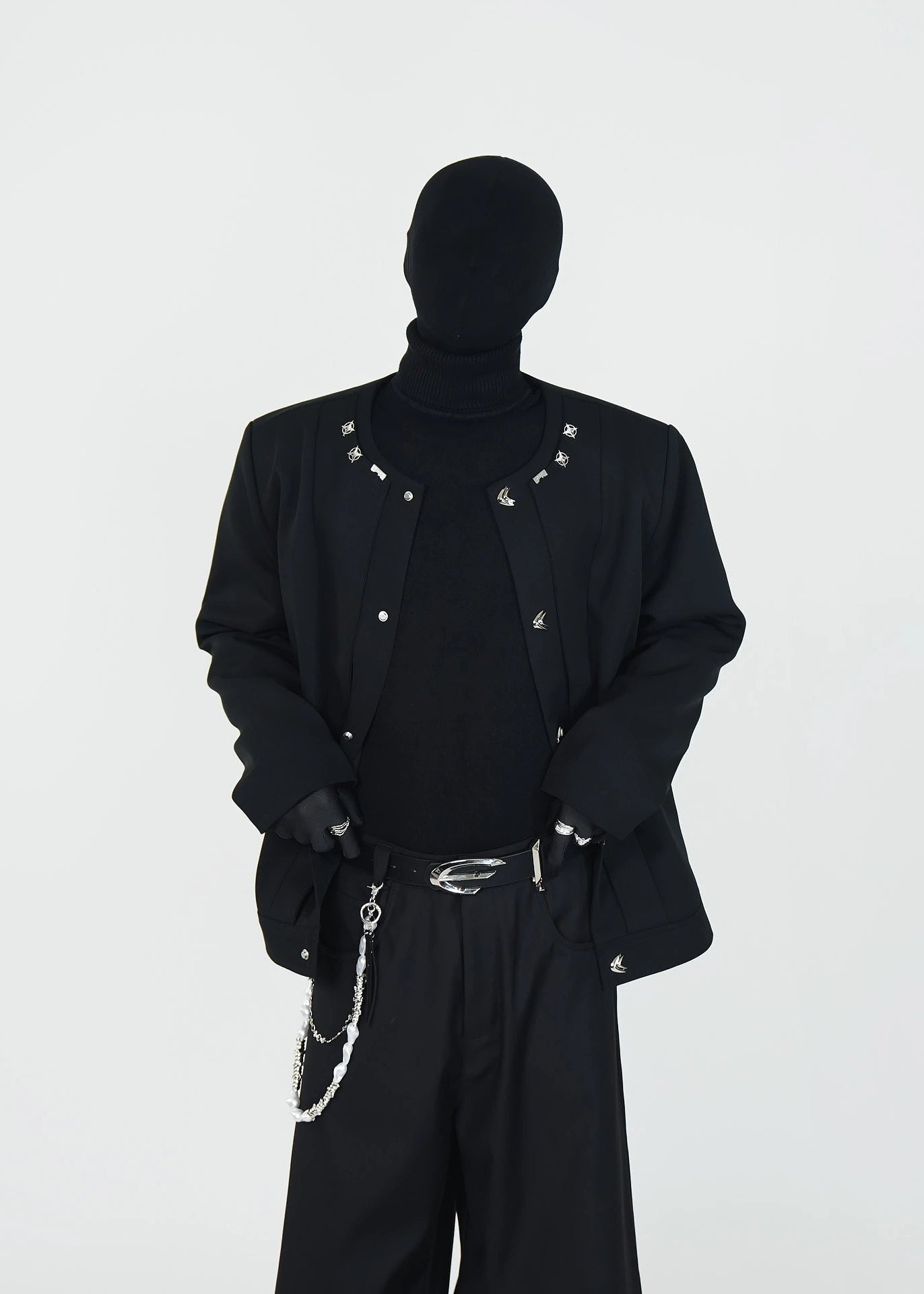 Avant - Garde Metal Studded Jacket - Rick Circus