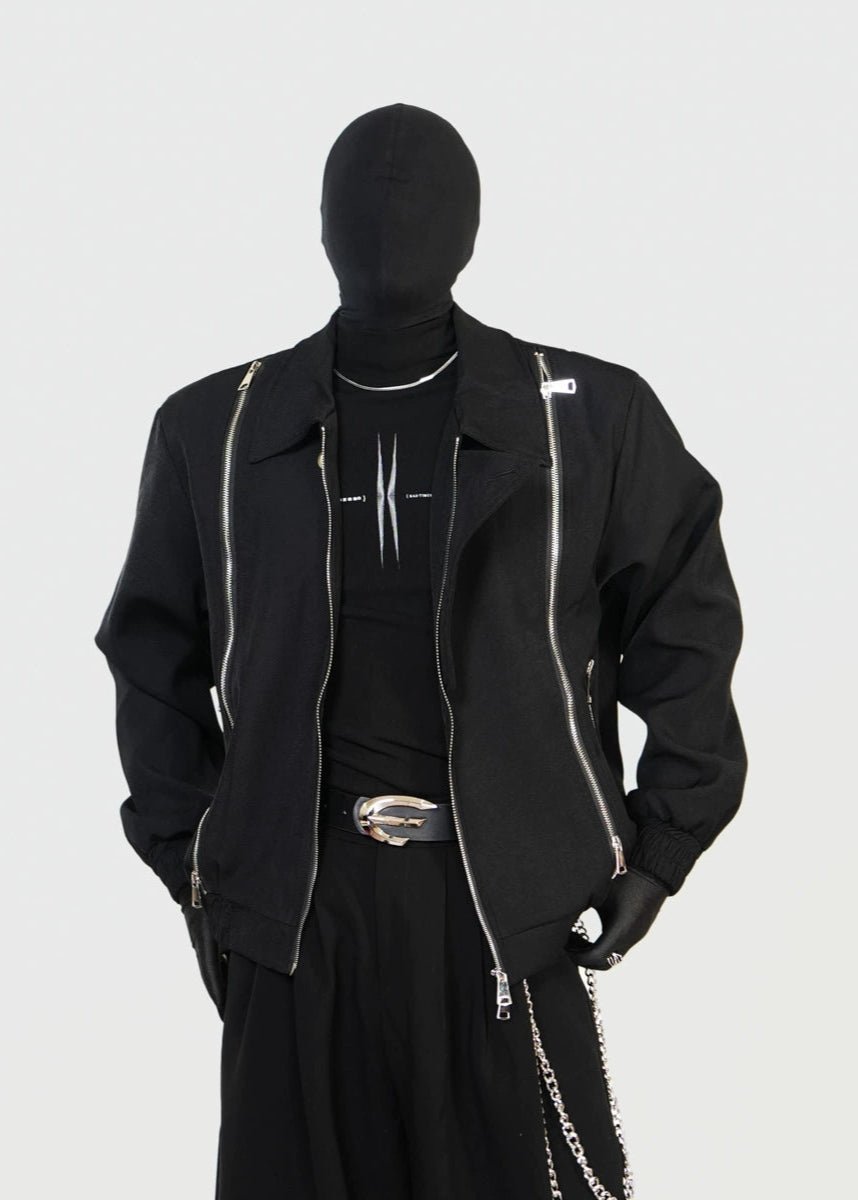 Avant - Garde Multi - Zip Shoulder - Padded Jacket - Rick Circus