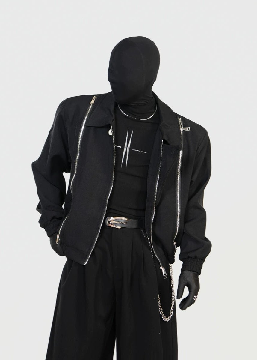 Avant - Garde Multi - Zip Shoulder - Padded Jacket - Rick Circus