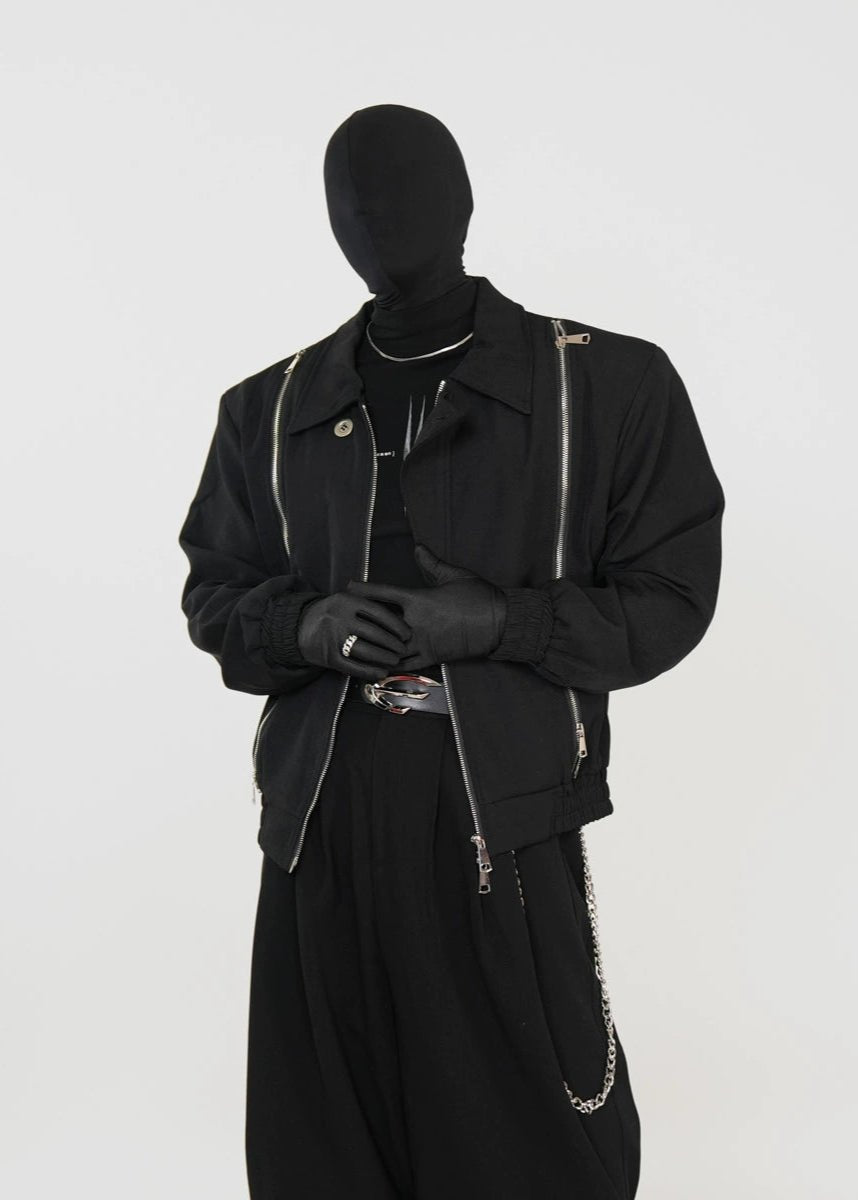 Avant - Garde Multi - Zip Shoulder - Padded Jacket - Rick Circus