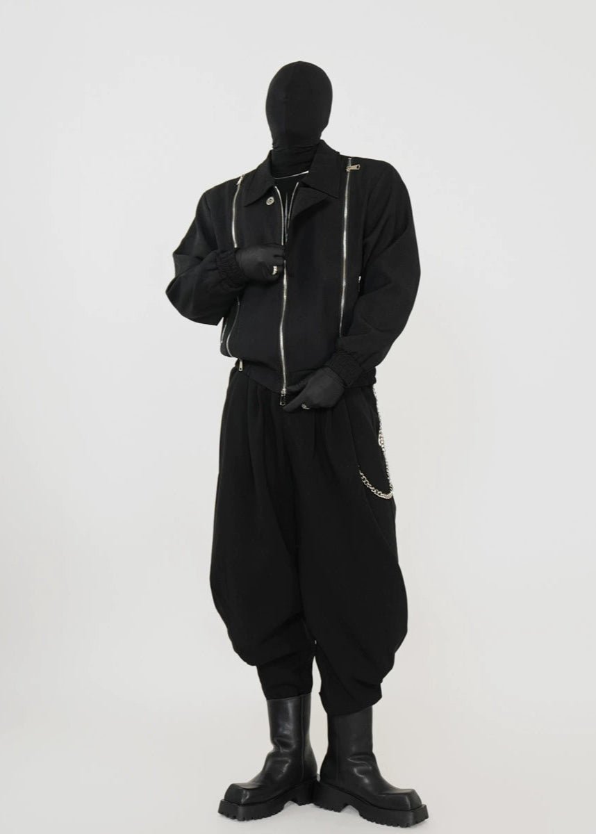 Avant - Garde Multi - Zip Shoulder - Padded Jacket - Rick Circus