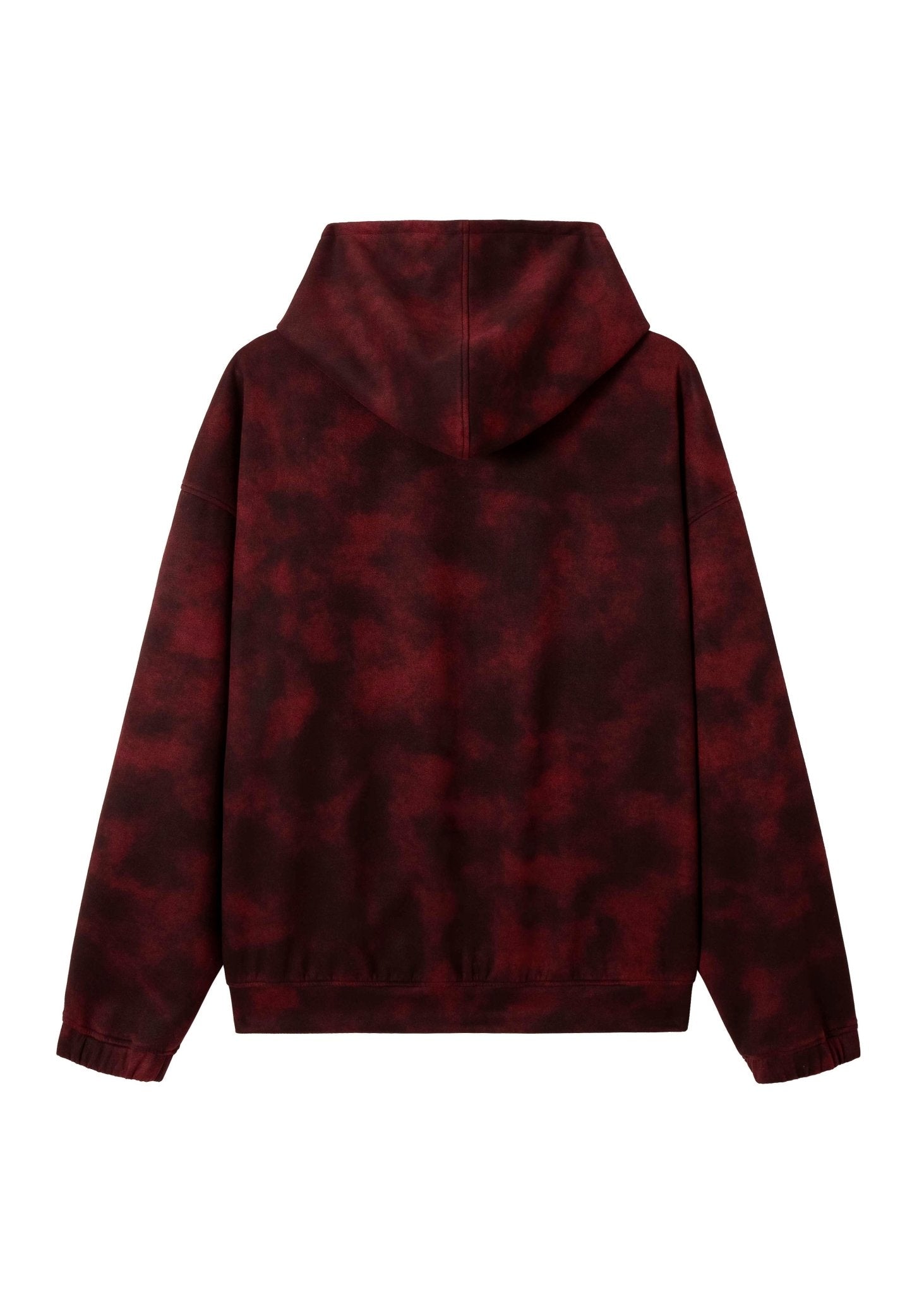 Badge Embroidery Letter Tie - Dye Hoodie - Rick Circus