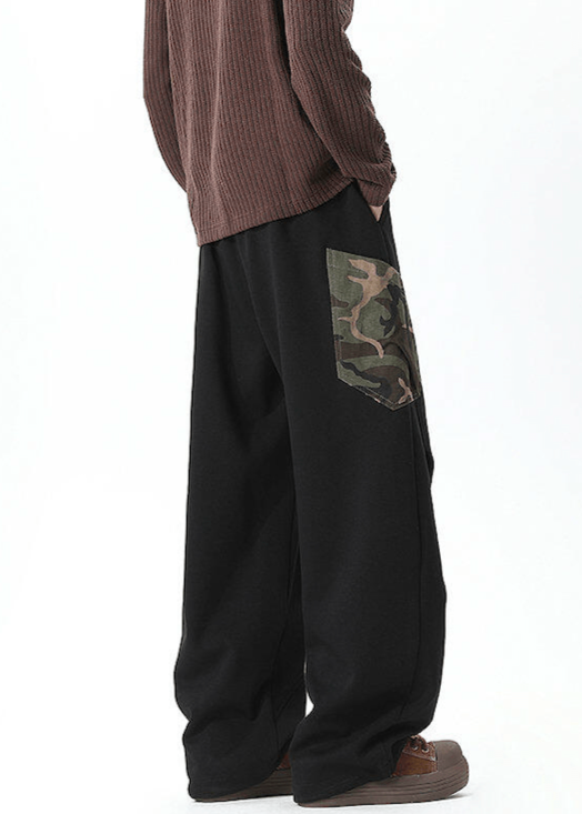 Baggy Streetwear Sweatpants with Graphic Print - Rick Circus