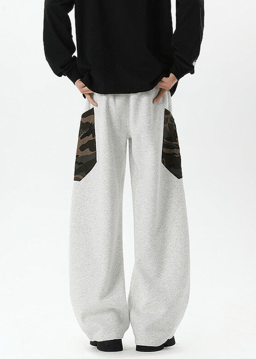 Baggy Streetwear Sweatpants with Graphic Print - Rick Circus