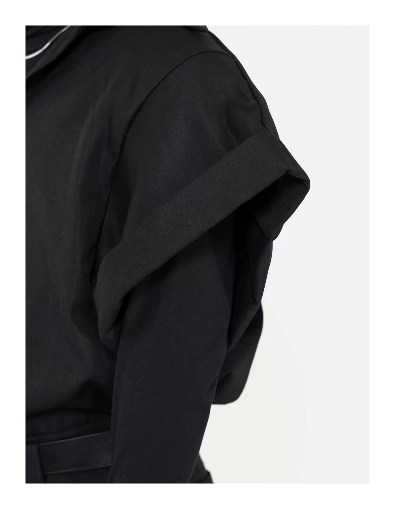 Black Oversized Short - Sleeve Shirt - Rick Circus