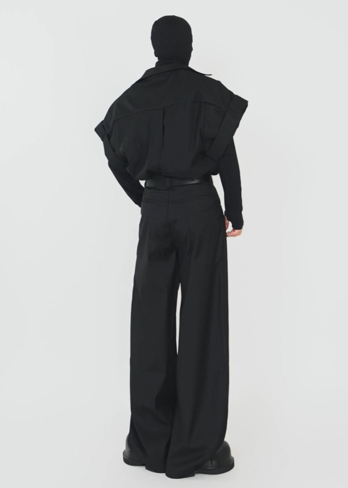 Black Oversized Short - Sleeve Shirt - Rick Circus