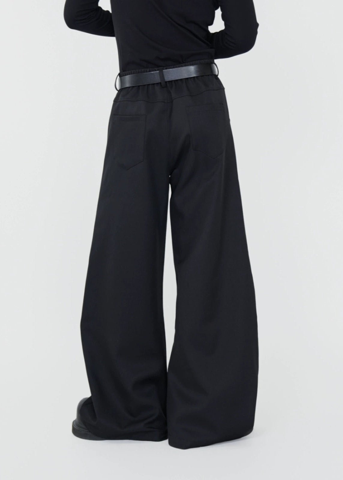 Chain Detail Wide - Leg Trousers - Rick Circus