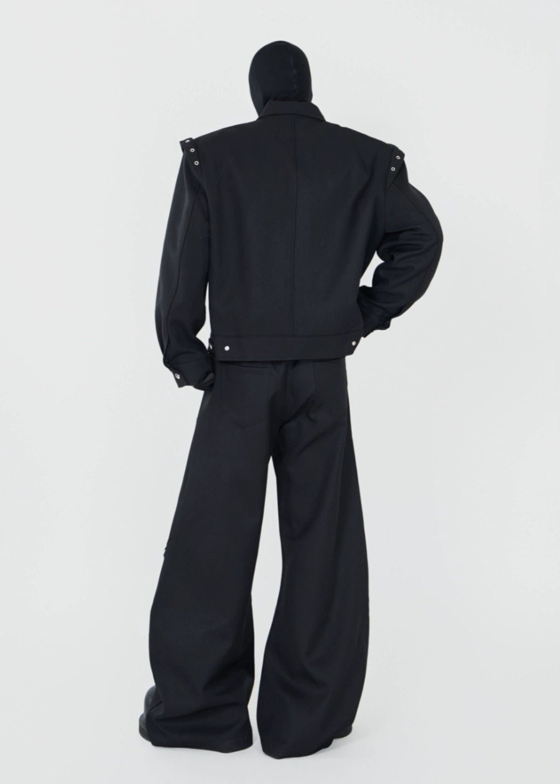 Chain Detail Wide - Leg Trousers - Rick Circus