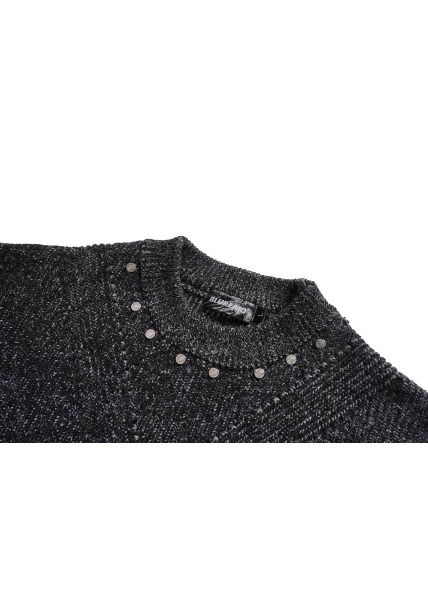 Chunky Ribbed Knit Sweater - Rick Circus