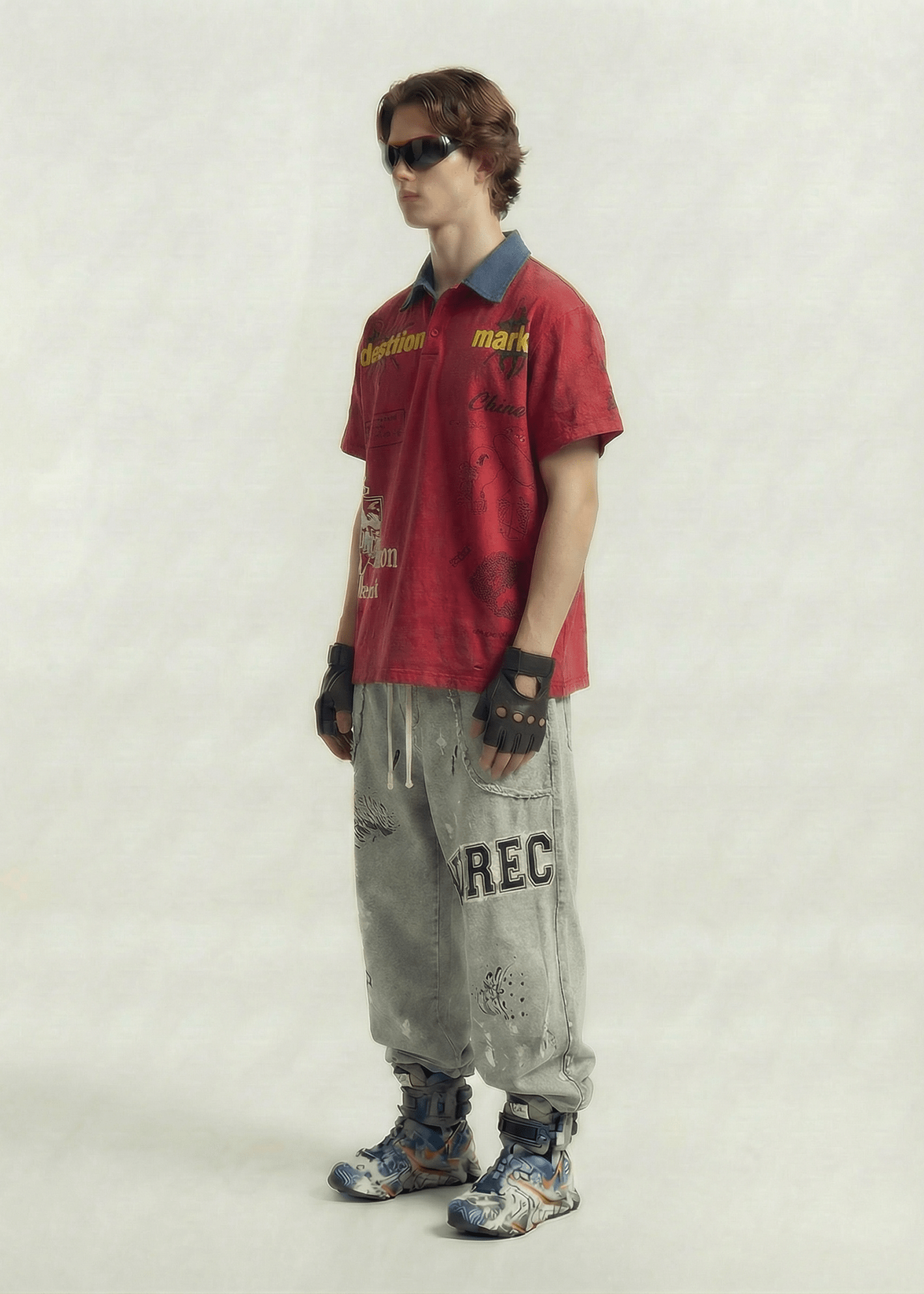 Color Block Streetwear T-Shirt - Rick Circus