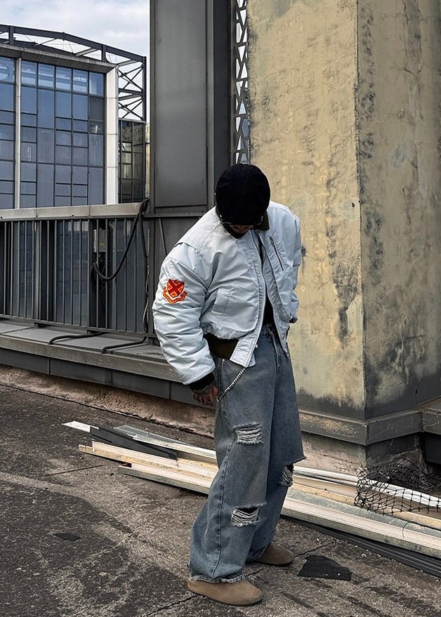 Colorblock Bomber Jacket - Rick Circus