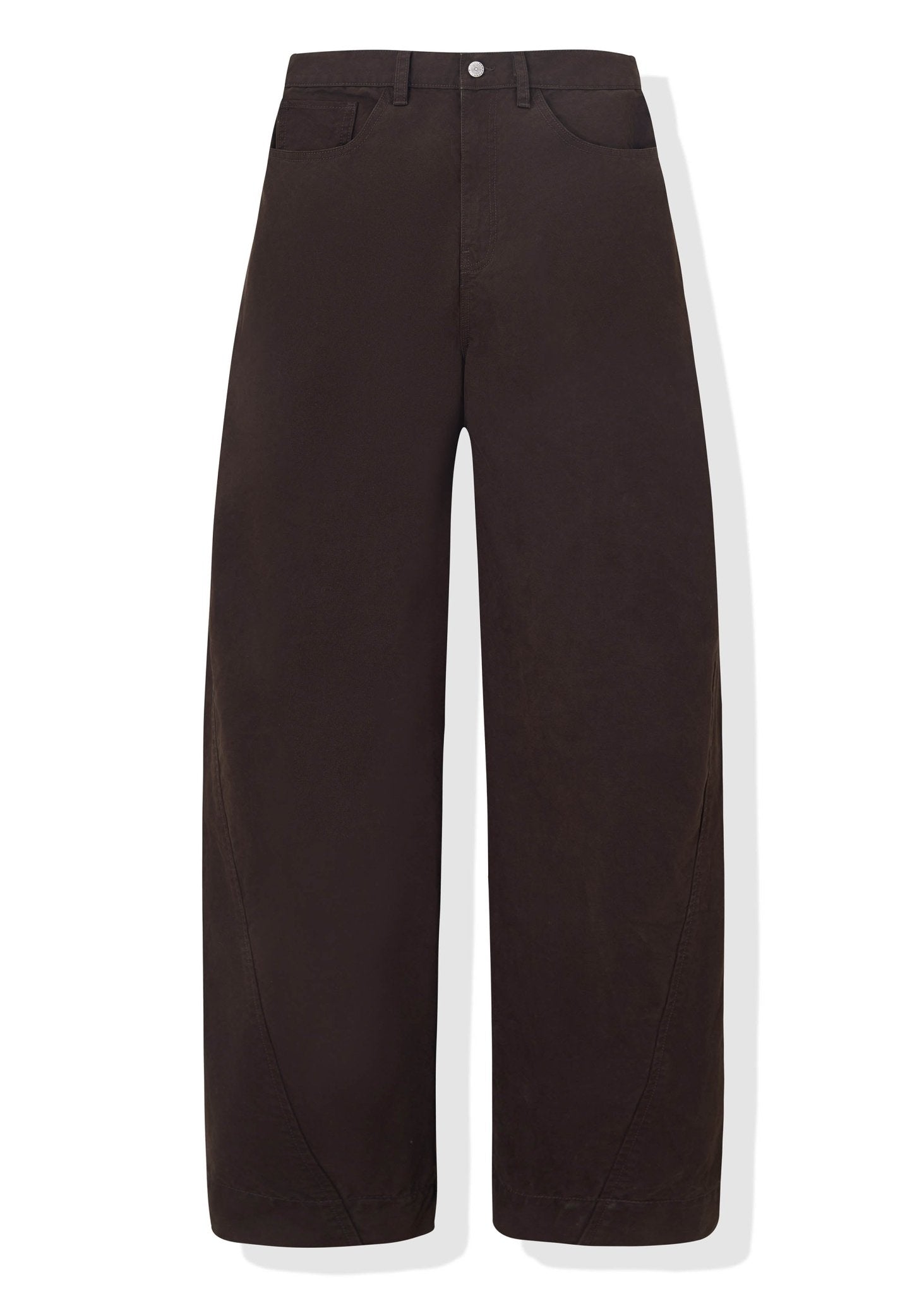 Curved Cut Wide - Leg Balloon Pants - Rick Circus