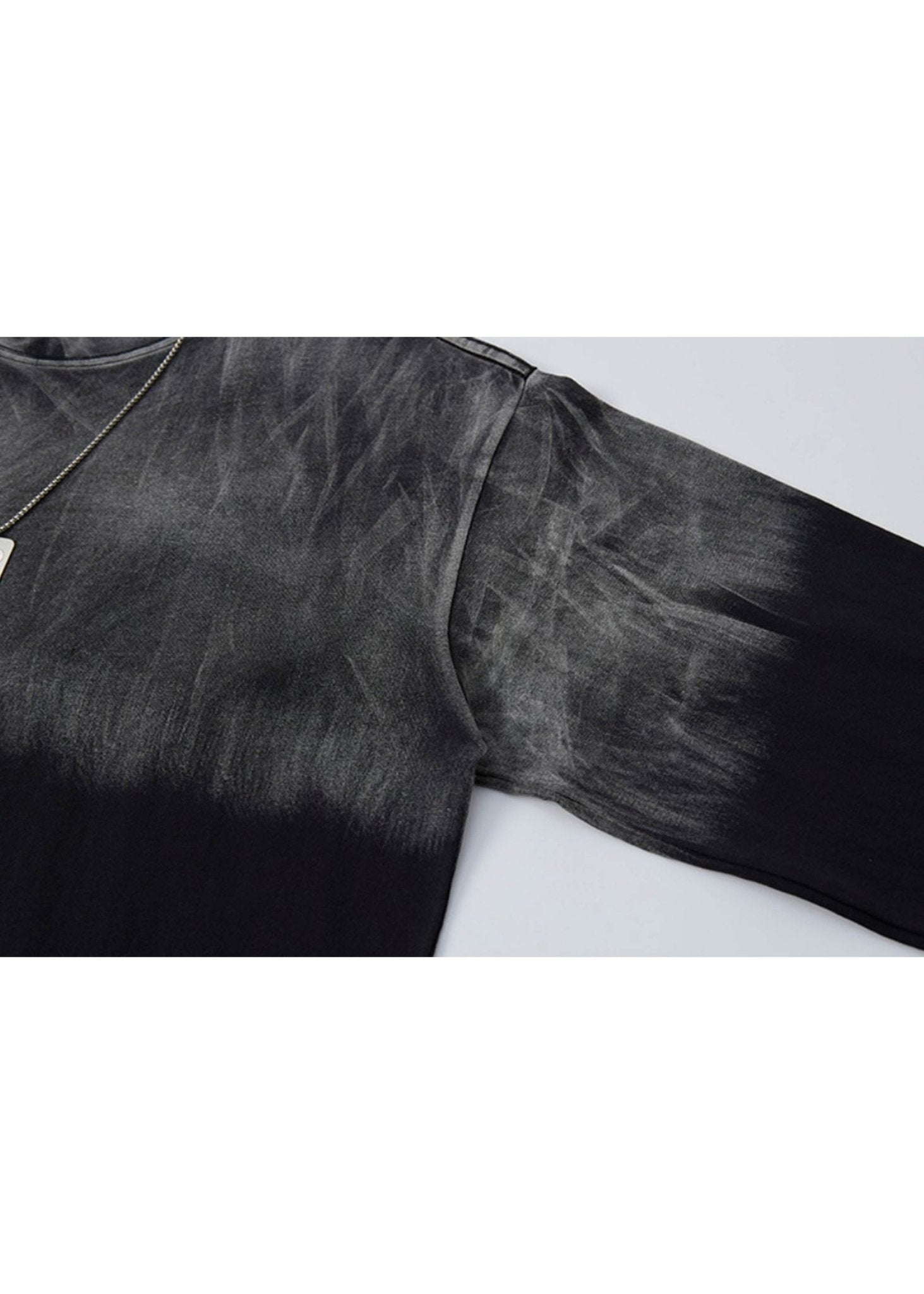 Dark Gradient Washed Long Sleeve T-Shirt - Rick Circus