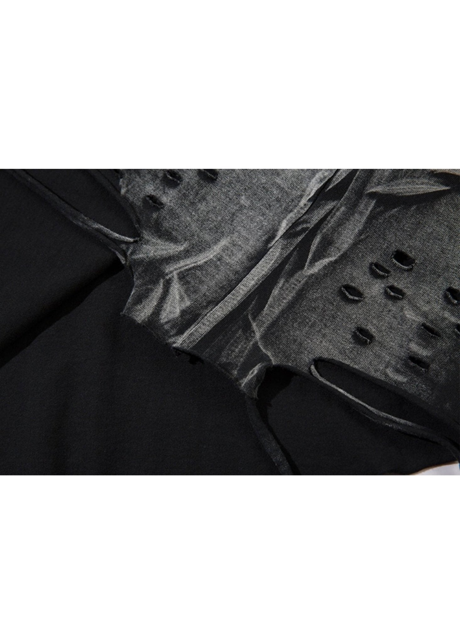 Dark Irregular Hem T-Shirt - Rick Circus