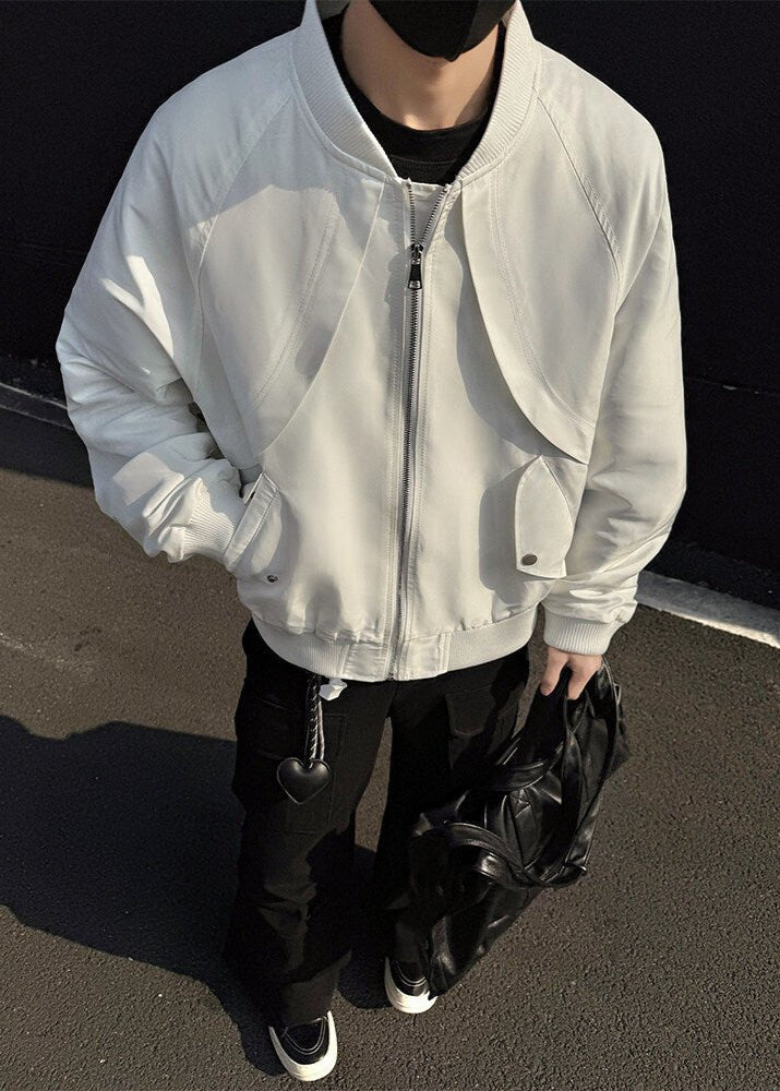 Detachable Hood Bomber Jacket - Rick Circus