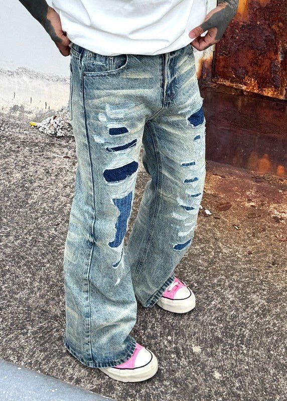 Distressed Baggy Jeans - Rick Circus