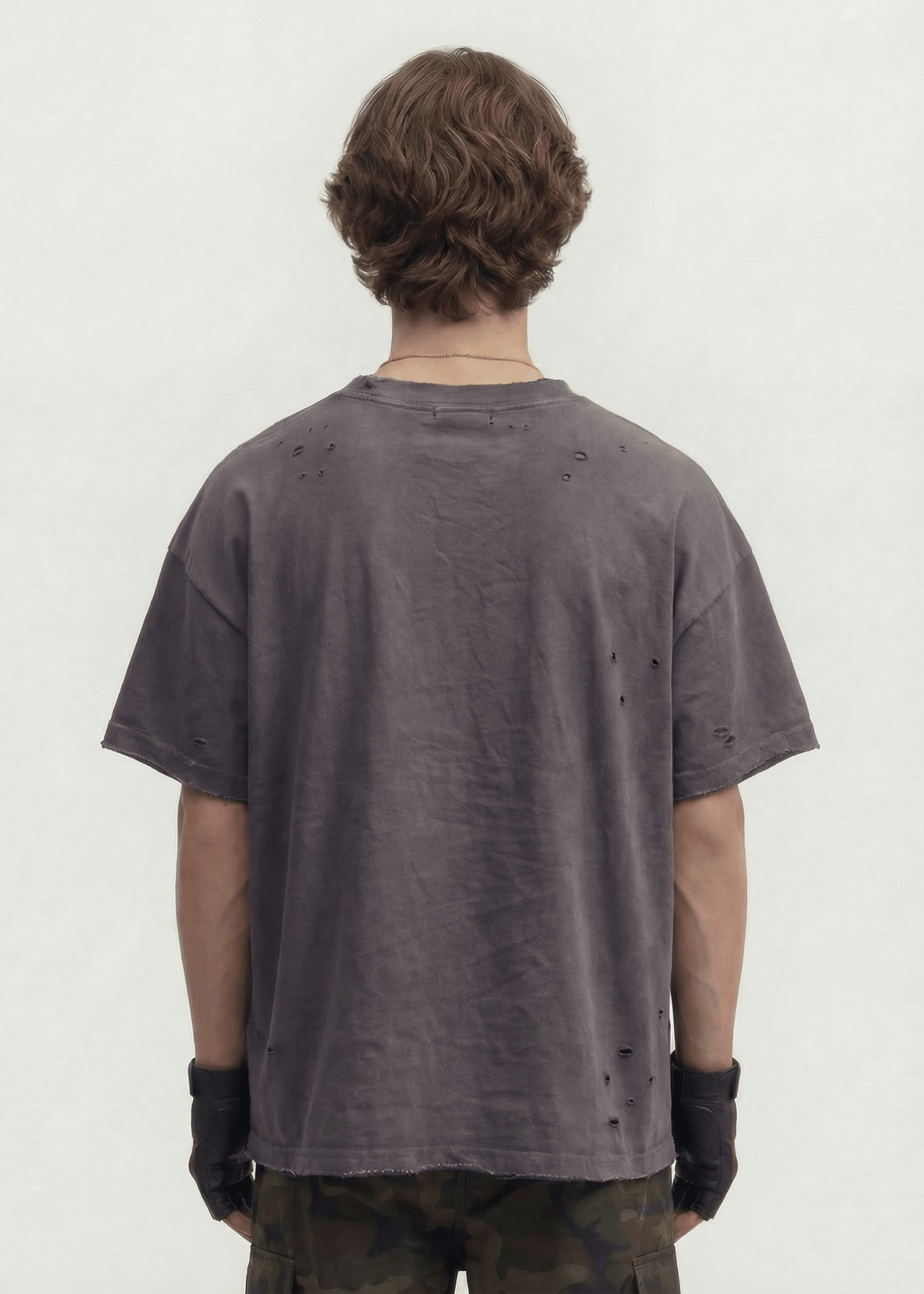 Distressed Cotton Streetwear T-Shirt - Rick Circus