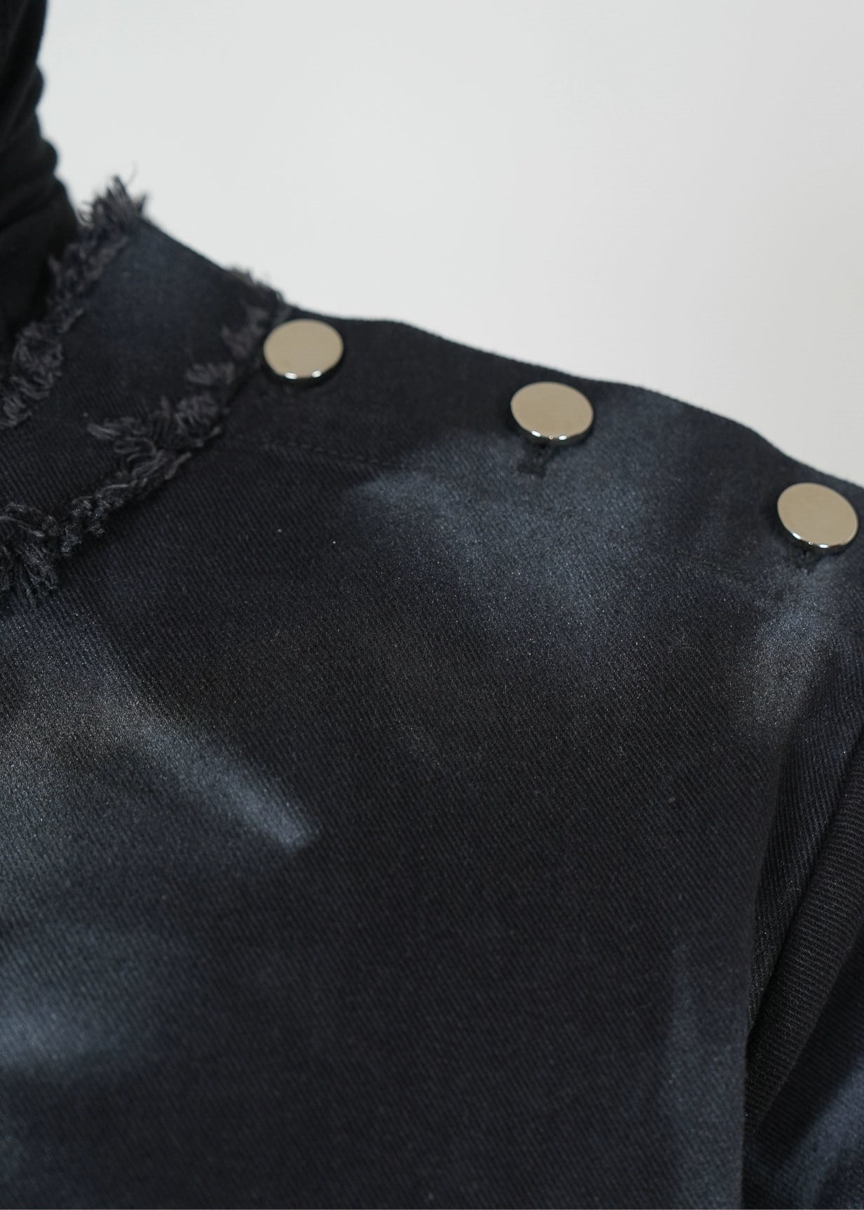 Distressed Dystopian T-Shirt with Metal Studs - Rick Circus