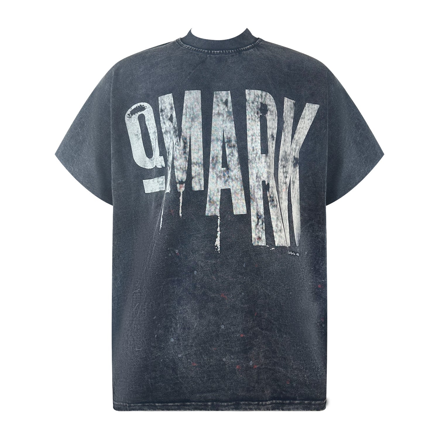 Distressed Graffiti Letter Print T-Shirt - Rick Circus