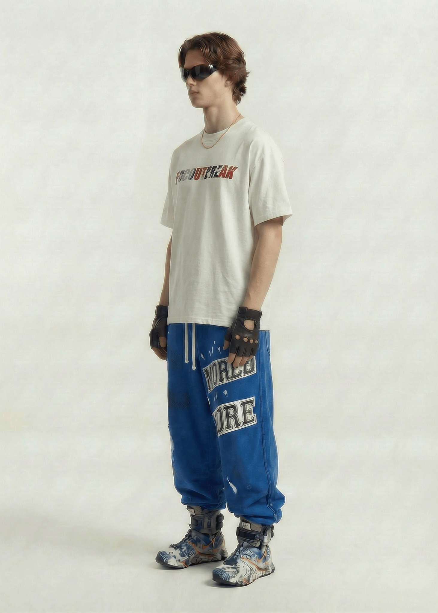 Distressed Graphic T-Shirt - Rick Circus