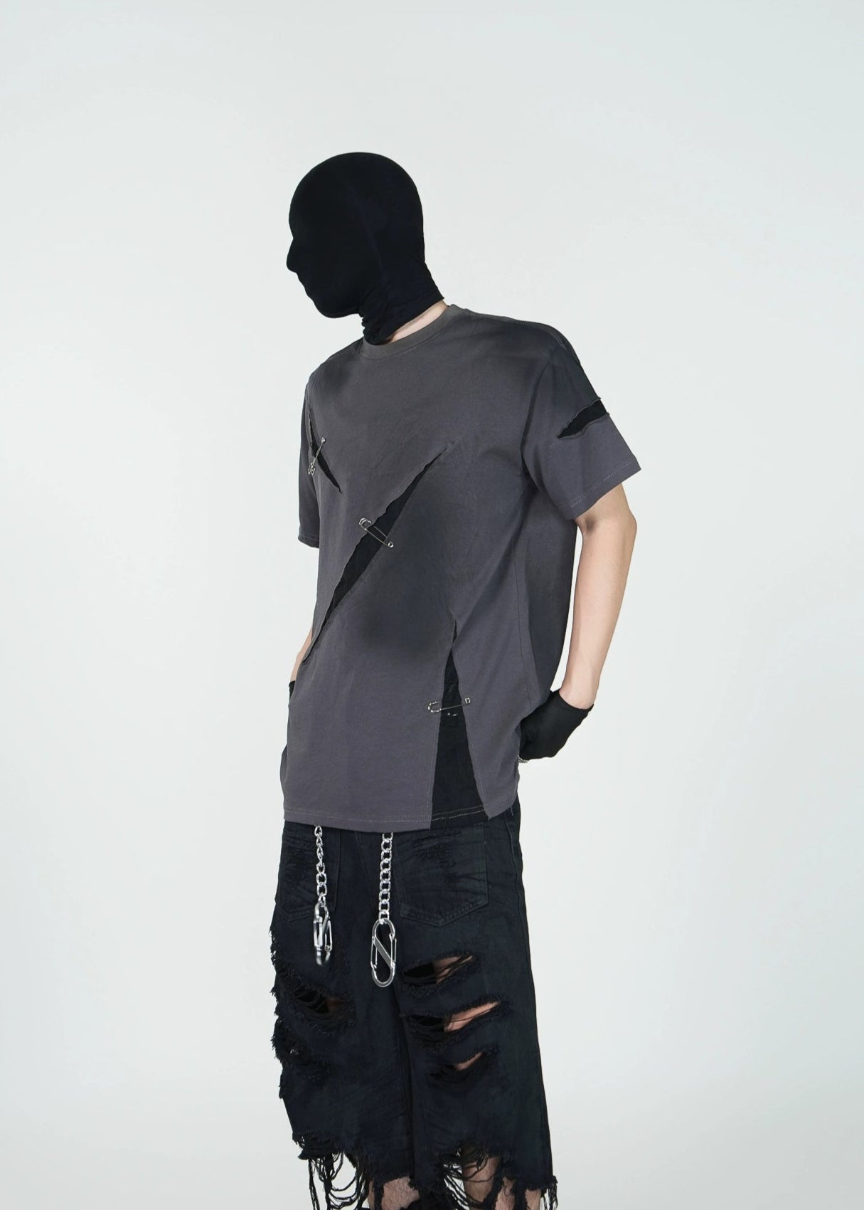 Distressed Washed Tee - Rick Circus
