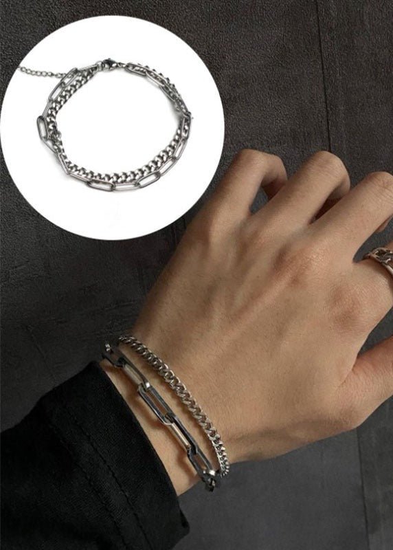 Double Layer Hip Hop Link Bracelet - Rick Circus