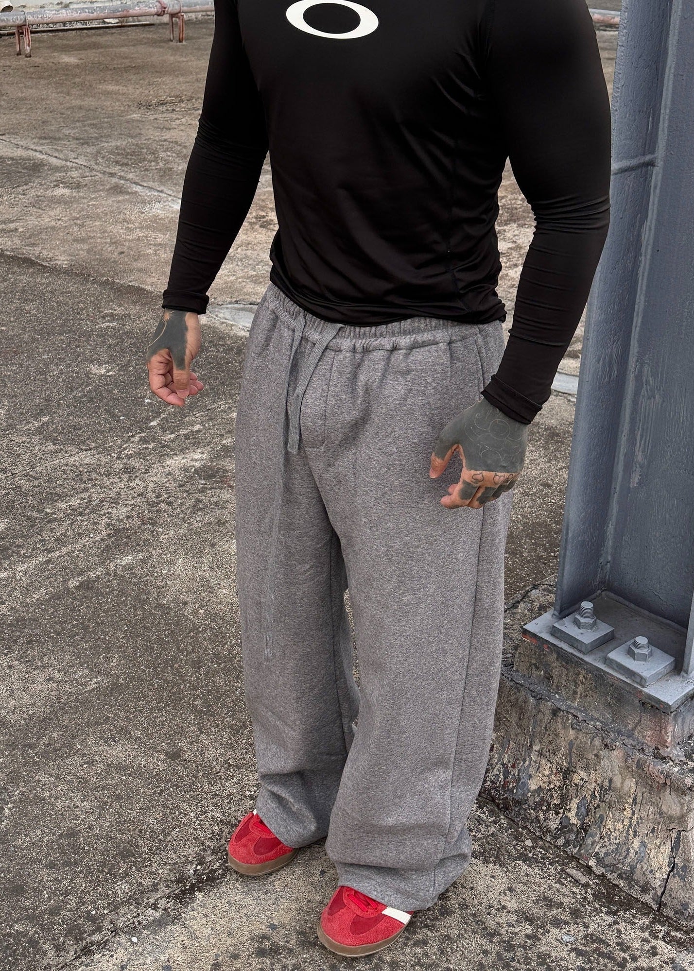 Drawstring Wide - Leg Sweatpants - Rick Circus