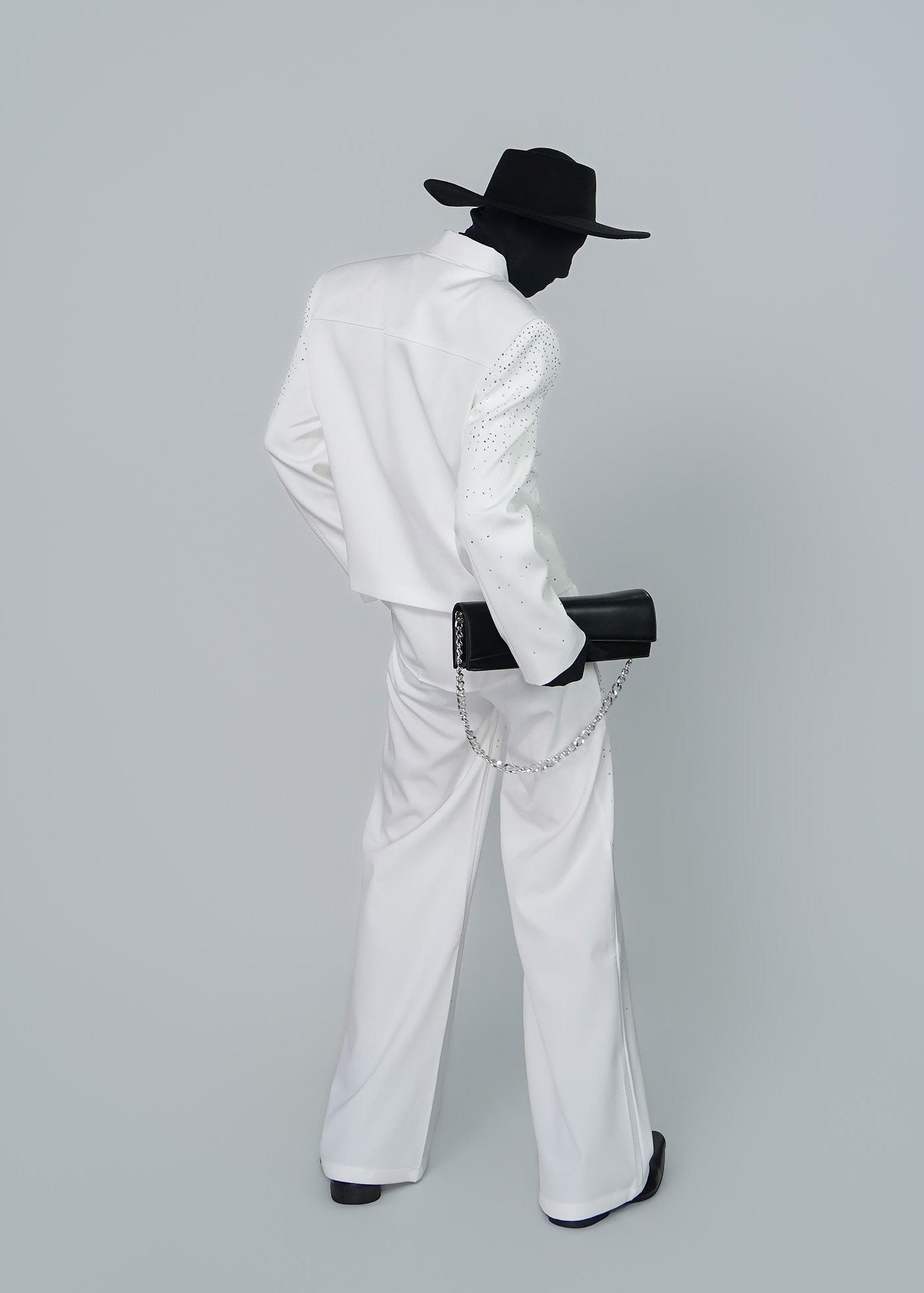 Faux Leather Baguette Bag - Rick Circus