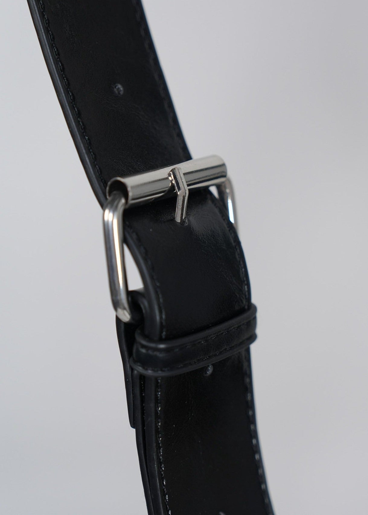 Faux Leather Baguette Bag - Rick Circus
