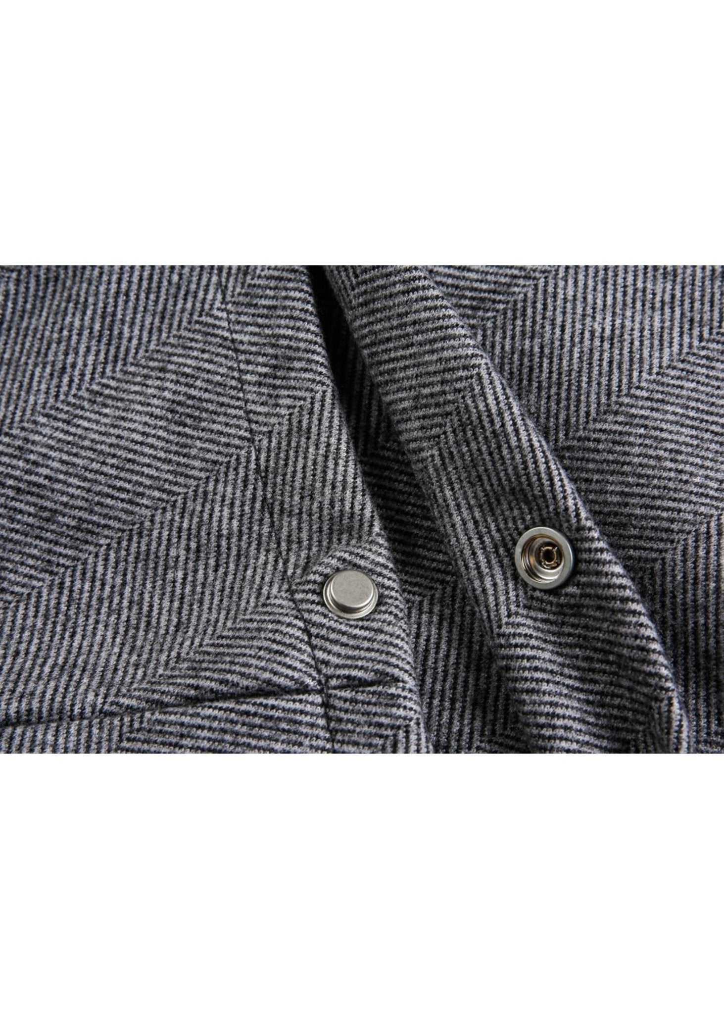 Faux V - Neck Wool Jacket - Rick Circus