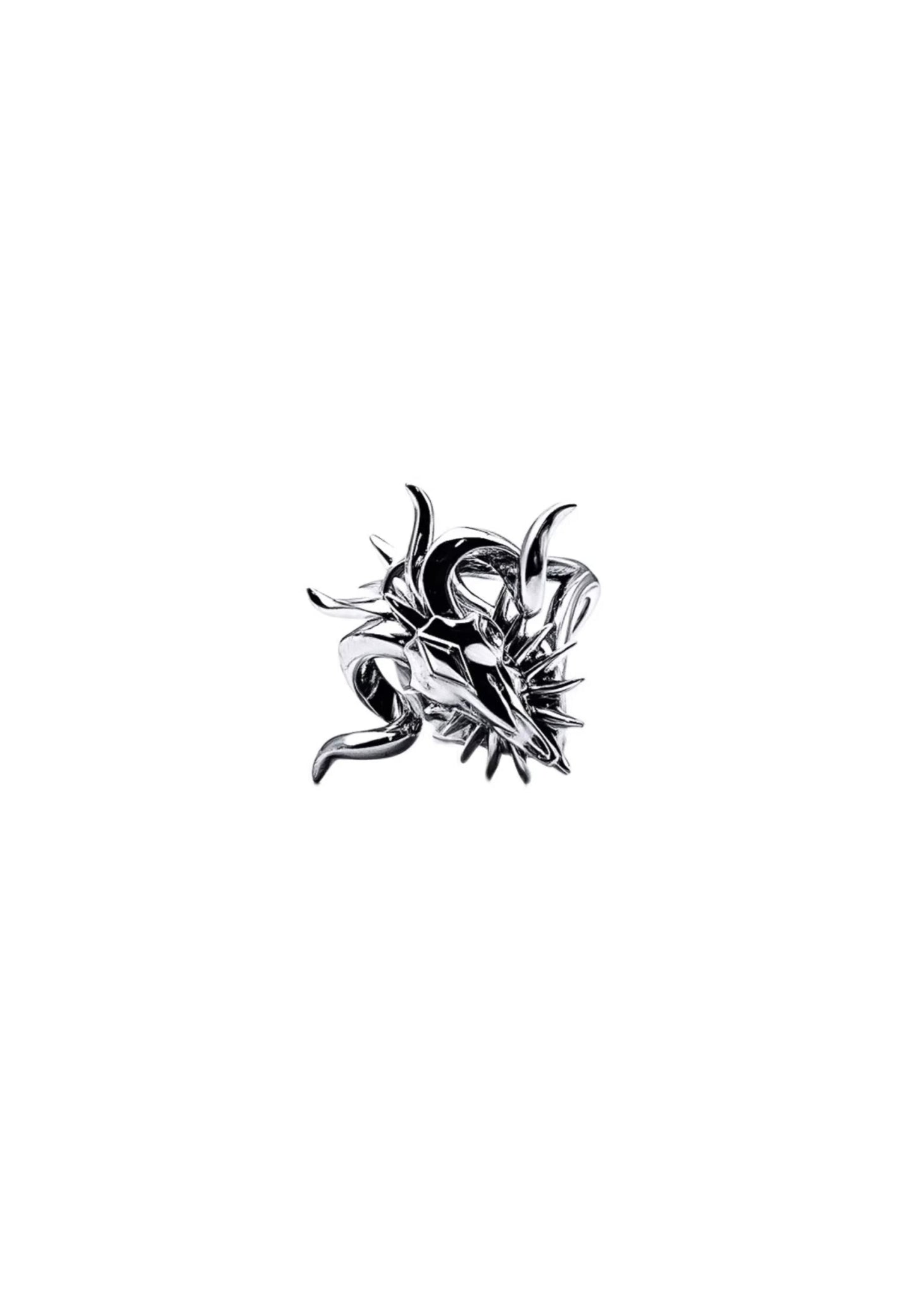 Gothic Ram Skull Ring - Rick Circus