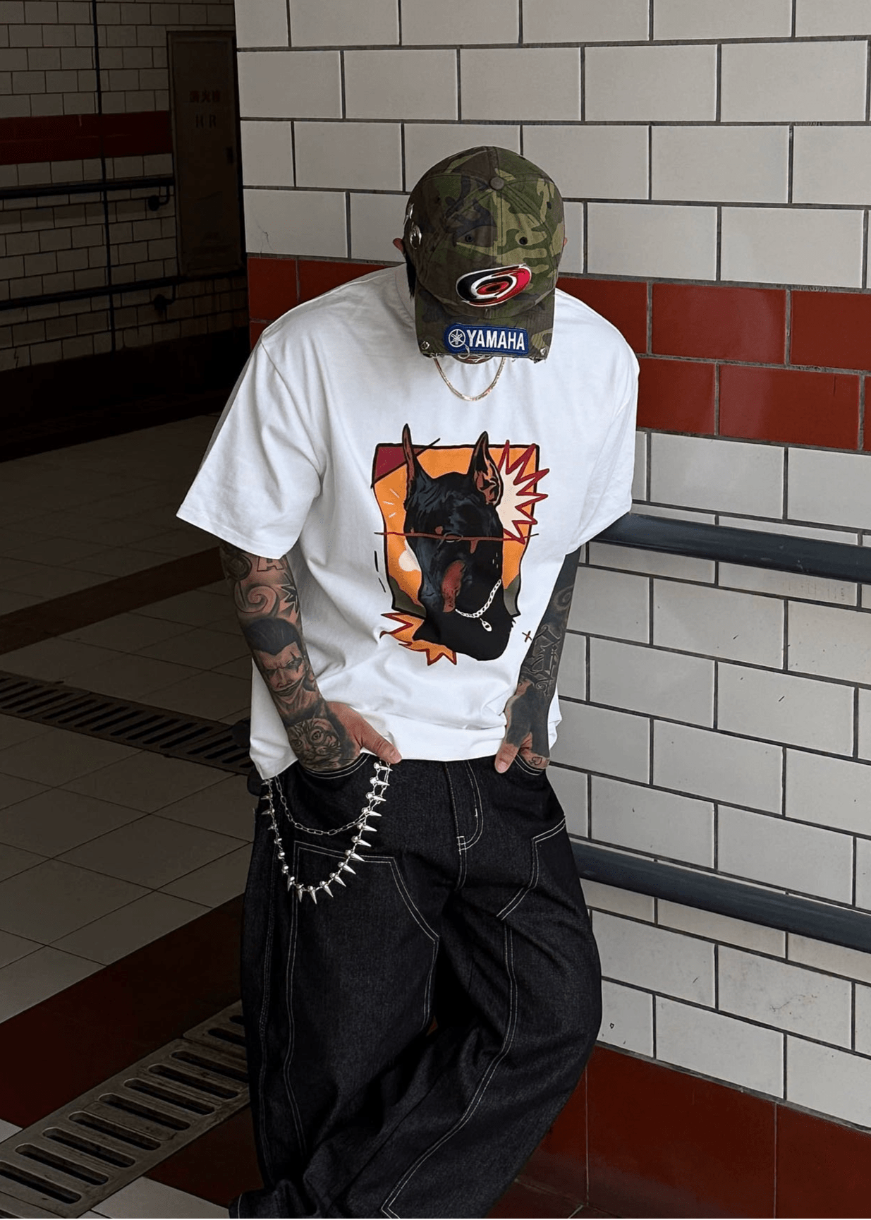Graffiti Dog Graphic Tee - Rick Circus