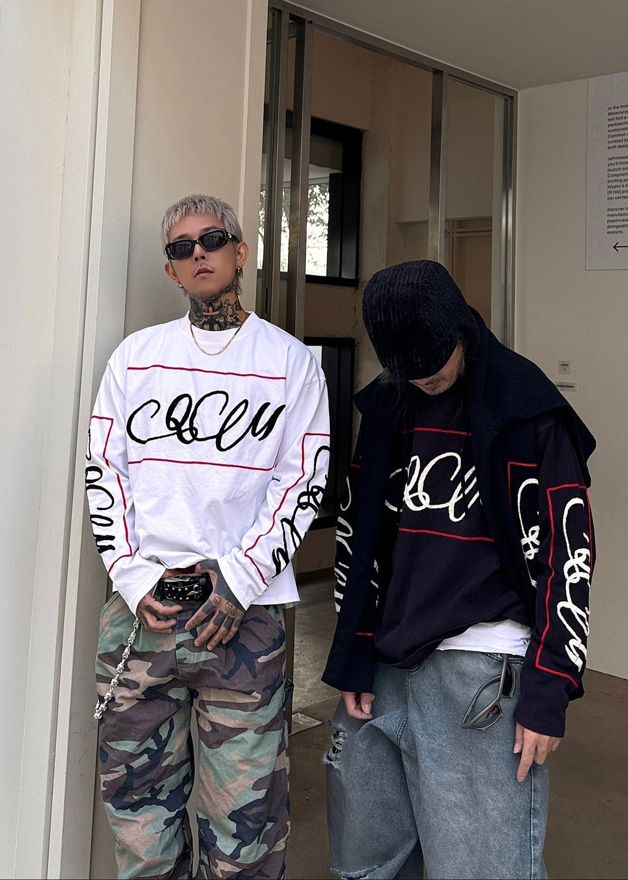 Graphic Oversized Long Sleeve T-Shirt - Rick Circus