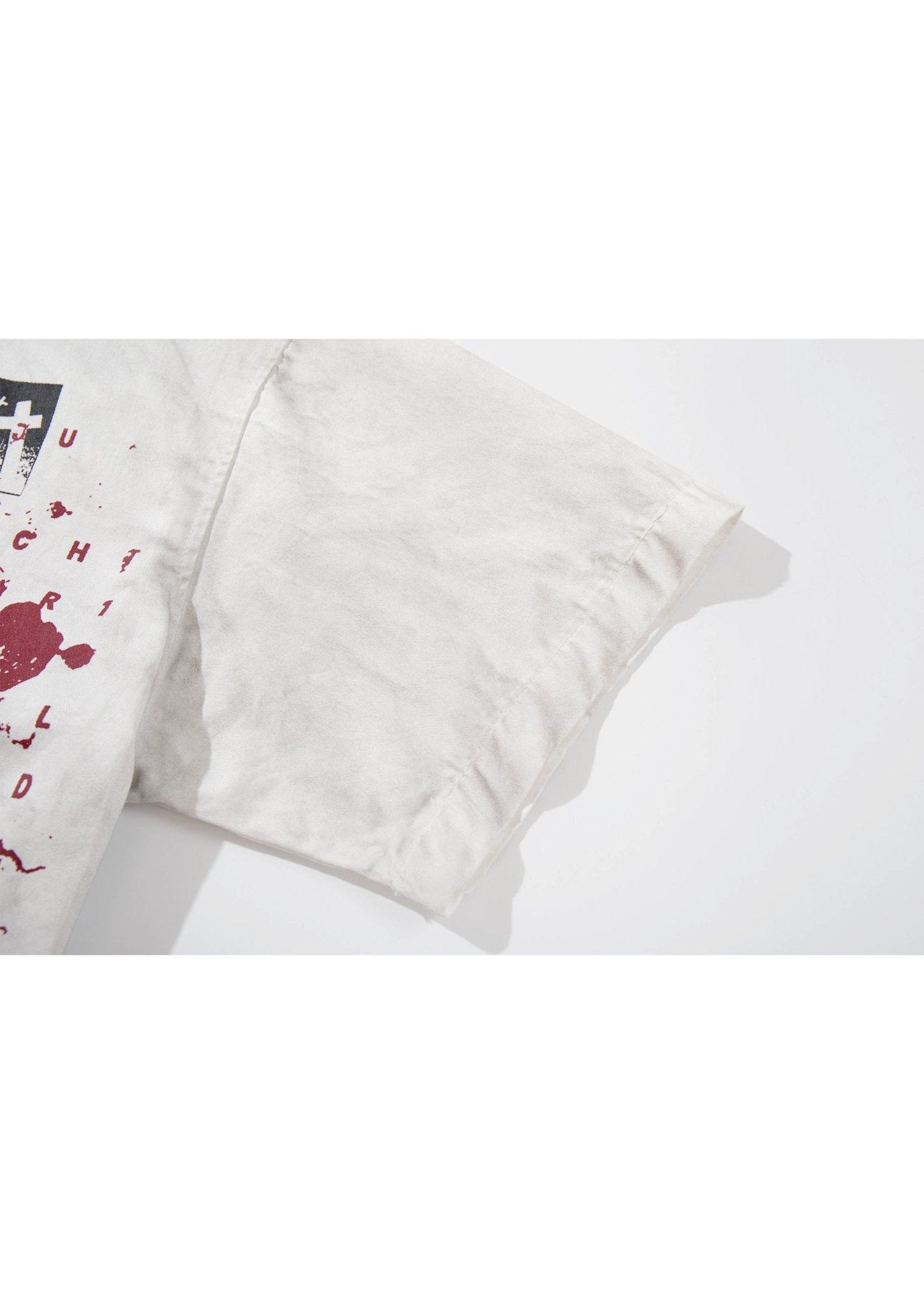 Grunge Wasteland Style Graphic Short Sleeve Shirt - Rick Circus