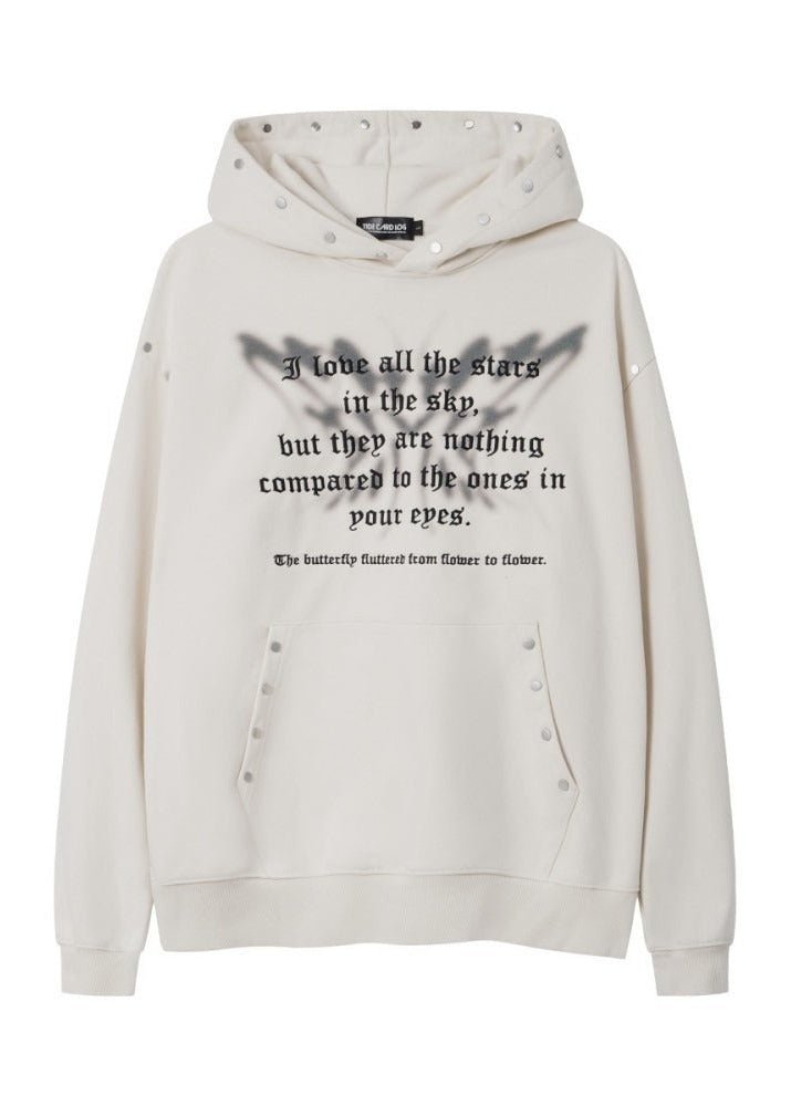 Heavyweight Gothic Graphic Hoodie - Rick Circus
