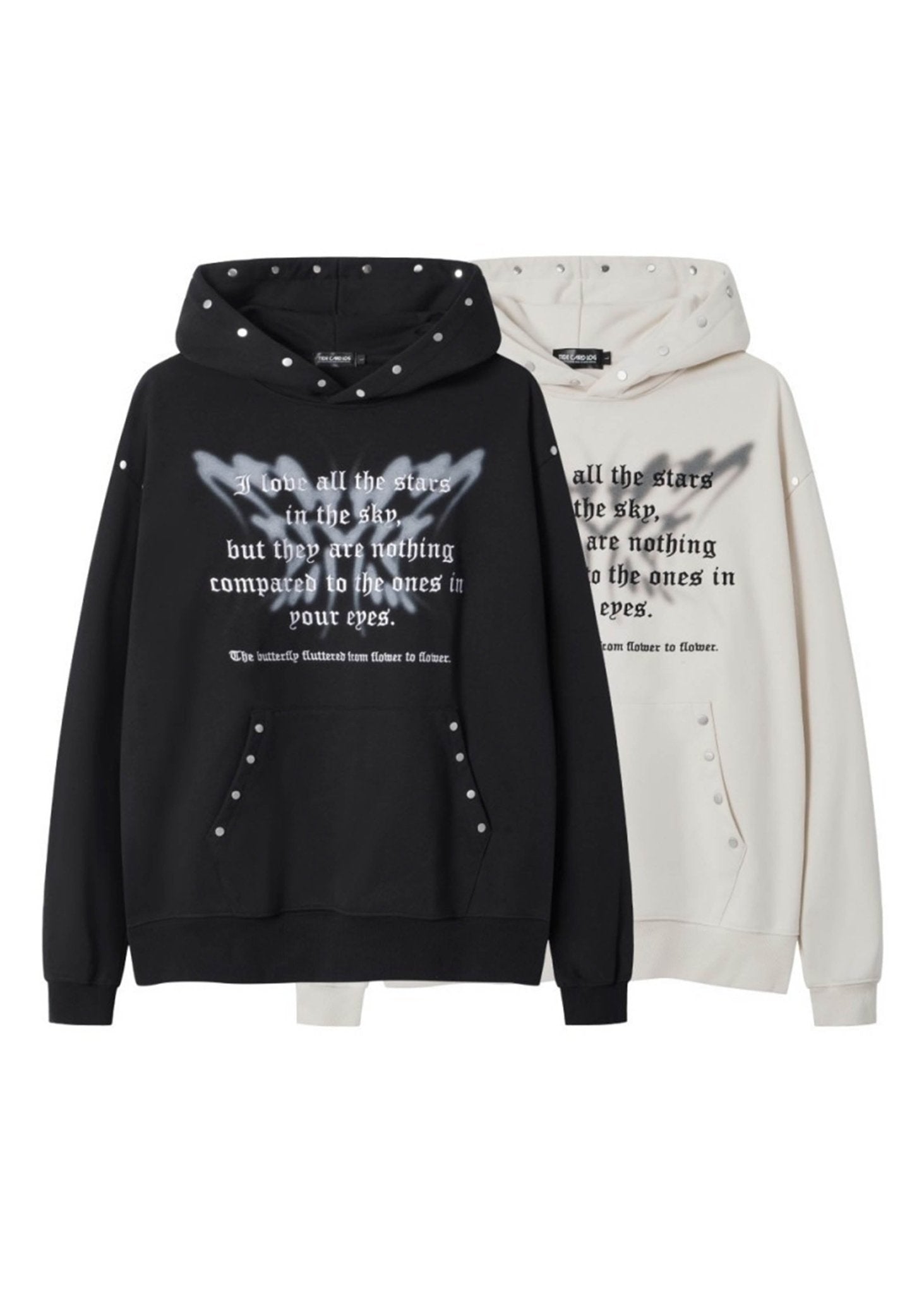 Heavyweight Gothic Graphic Hoodie - Rick Circus