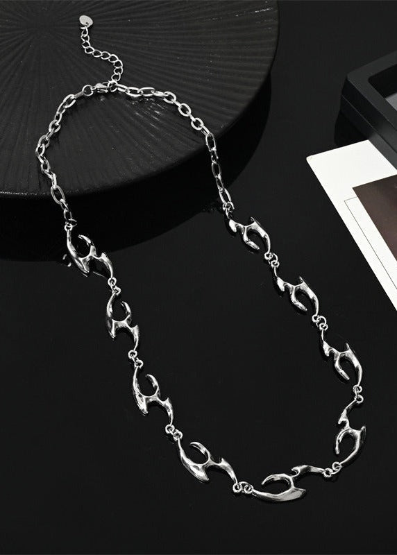 Irregular Metal Chain Necklace - Rick Circus