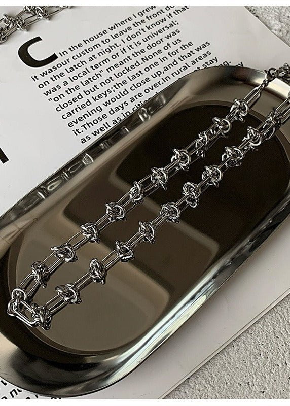 Knot Link Chain Necklace - Rick Circus