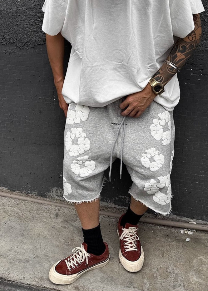 Loose - Fit Floral Printed Shorts - Rick Circus