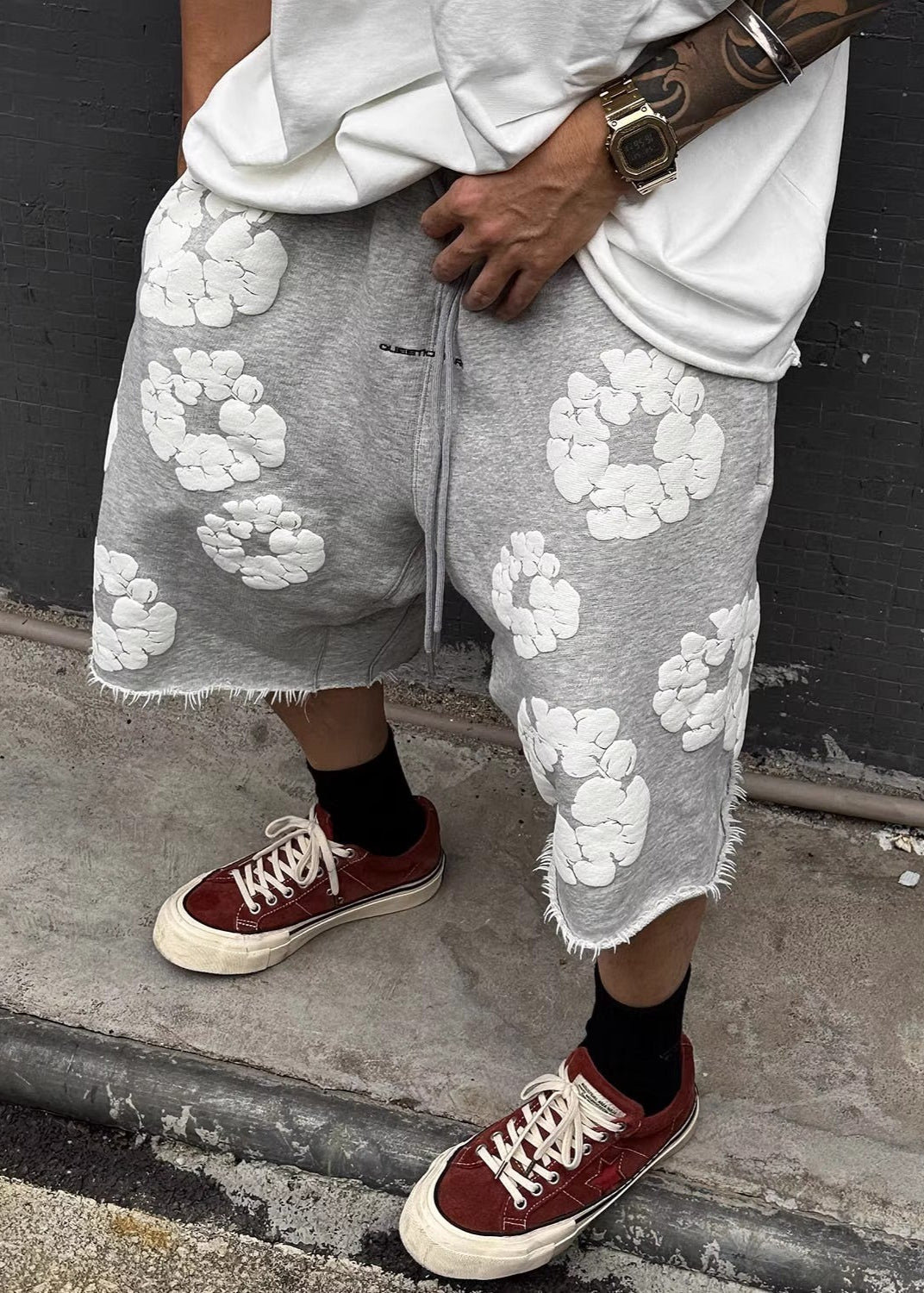Loose - Fit Floral Printed Shorts - Rick Circus