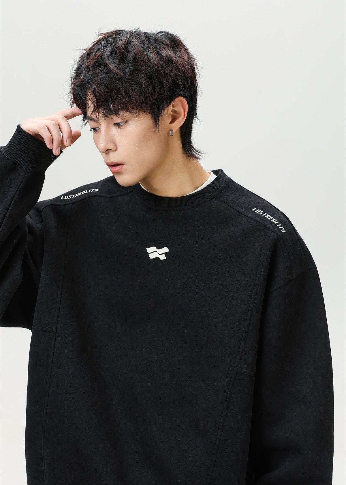 Minimalist Logo Crewneck Sweatshirt - Rick Circus