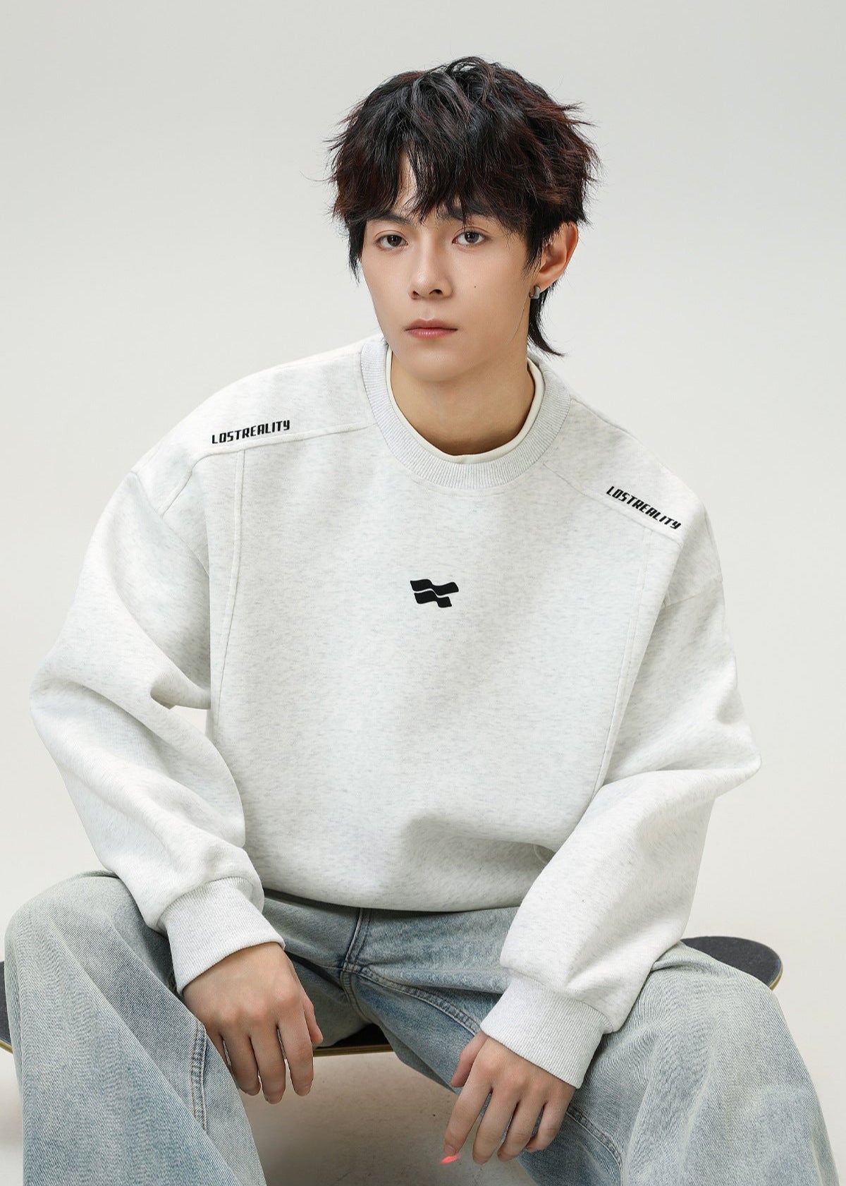 Minimalist Logo Crewneck Sweatshirt - Rick Circus